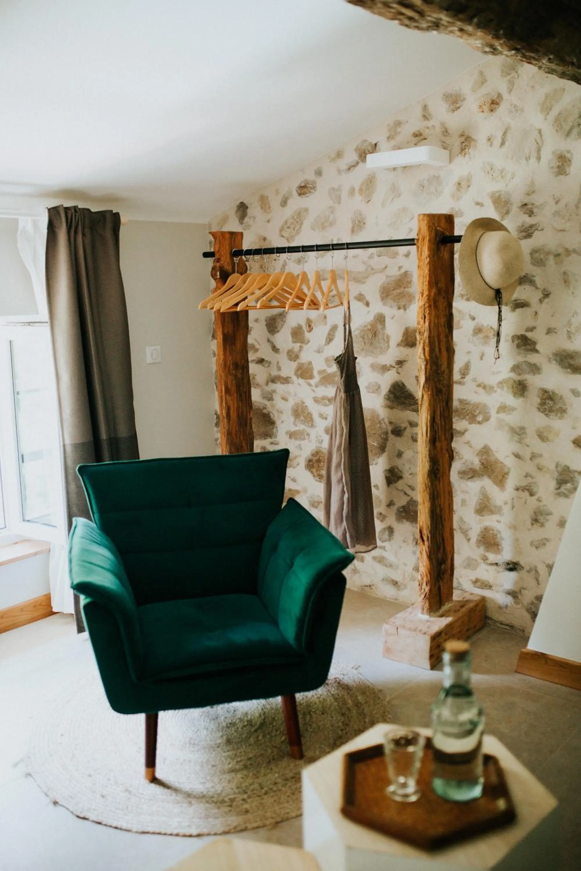 Decorative detail in Le Moulin Camoula