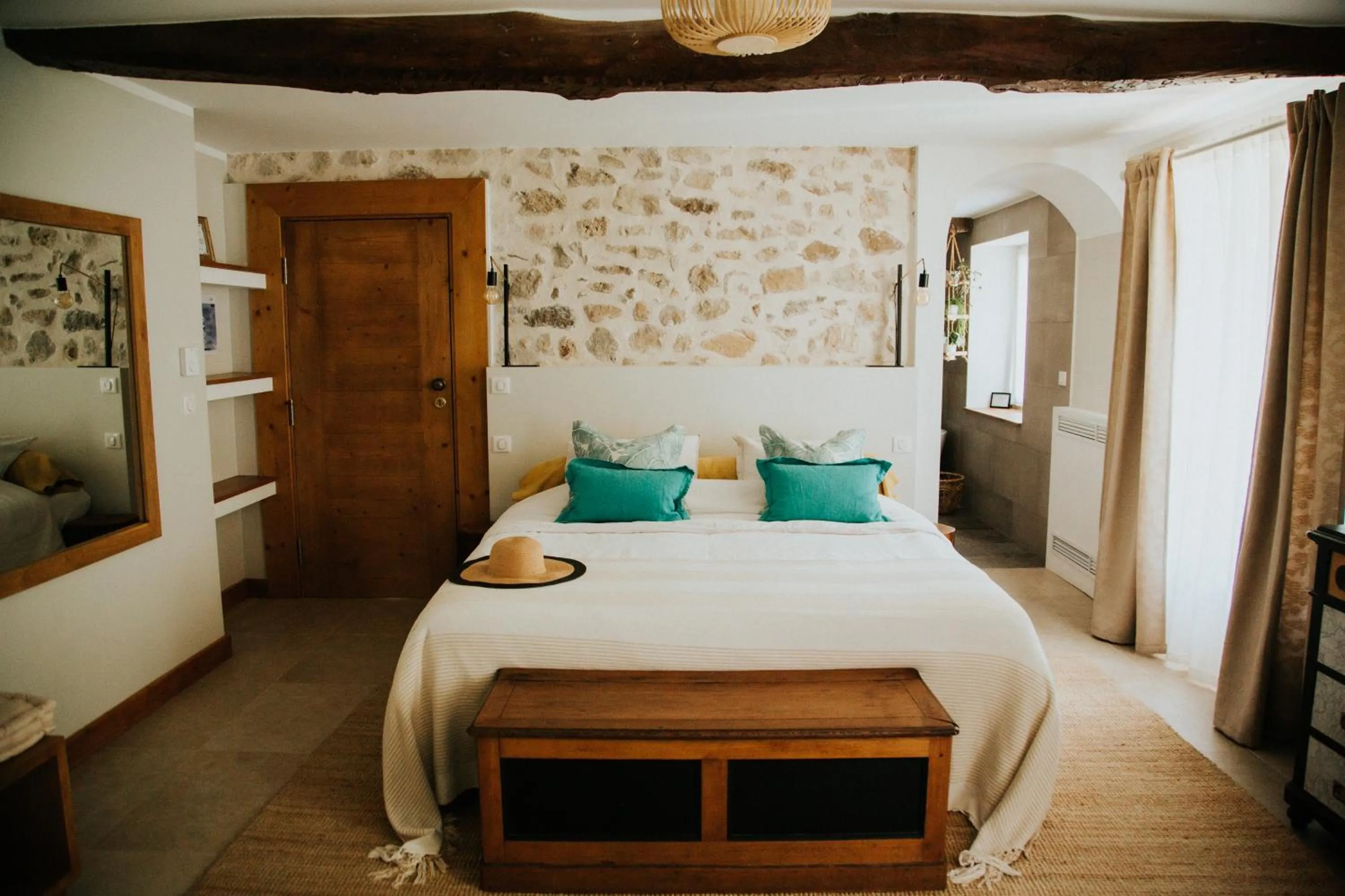 Bed in Le Moulin Camoula