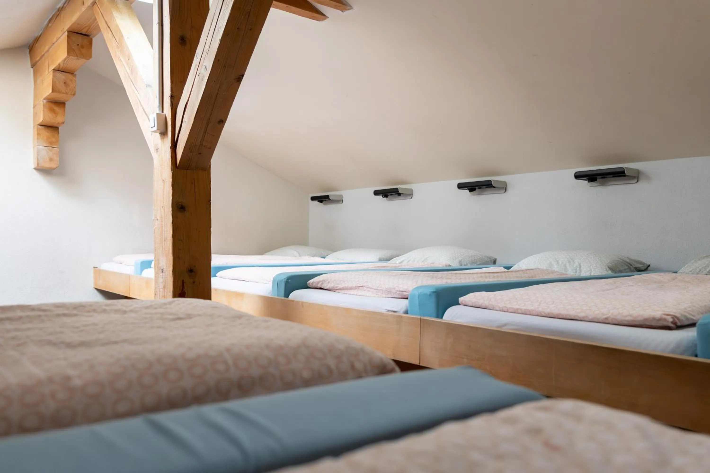 Bedroom, Bed in Zermatt Youth Hostel