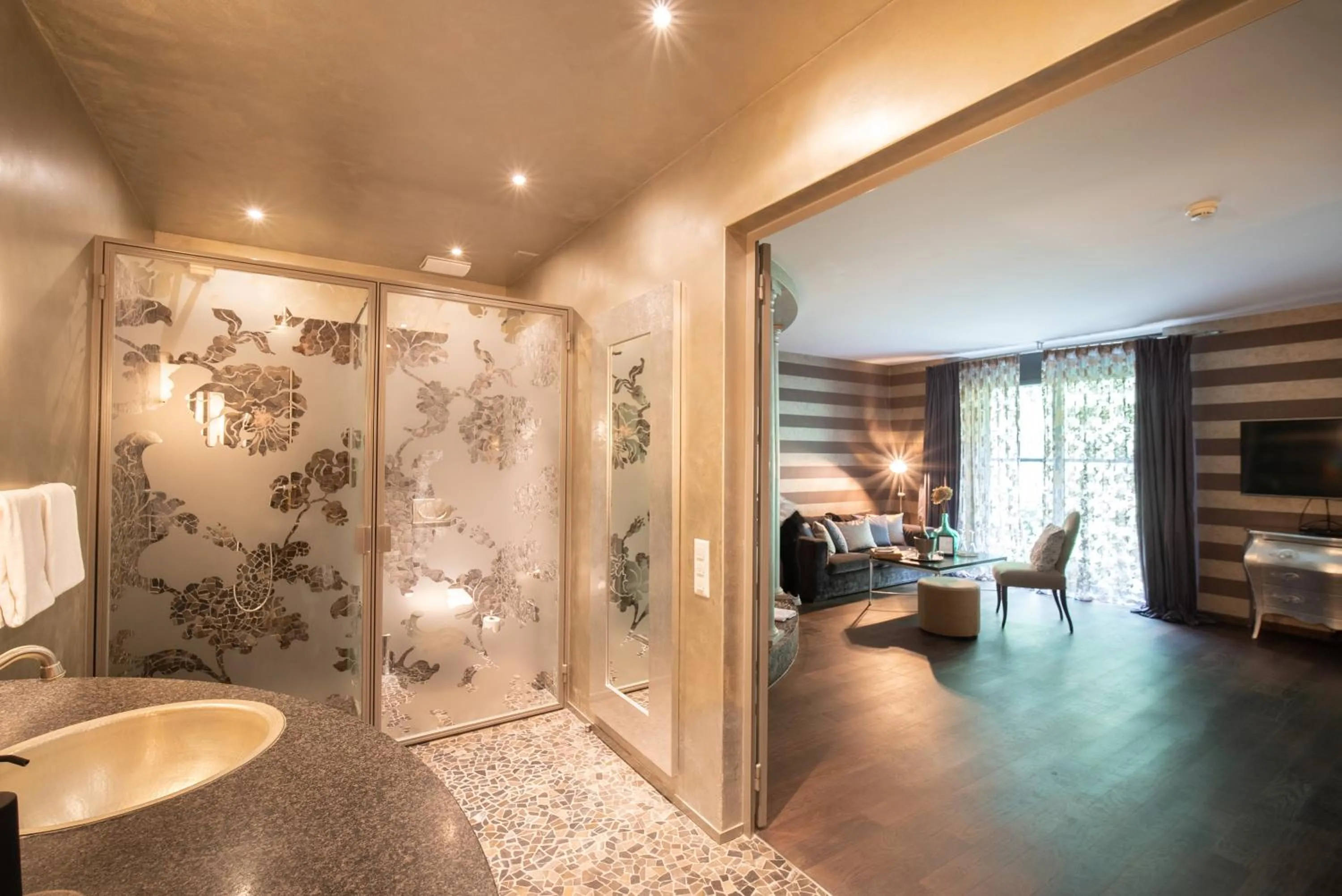 Bathroom in Bad Bubendorf Design & Lifestyle Hotel