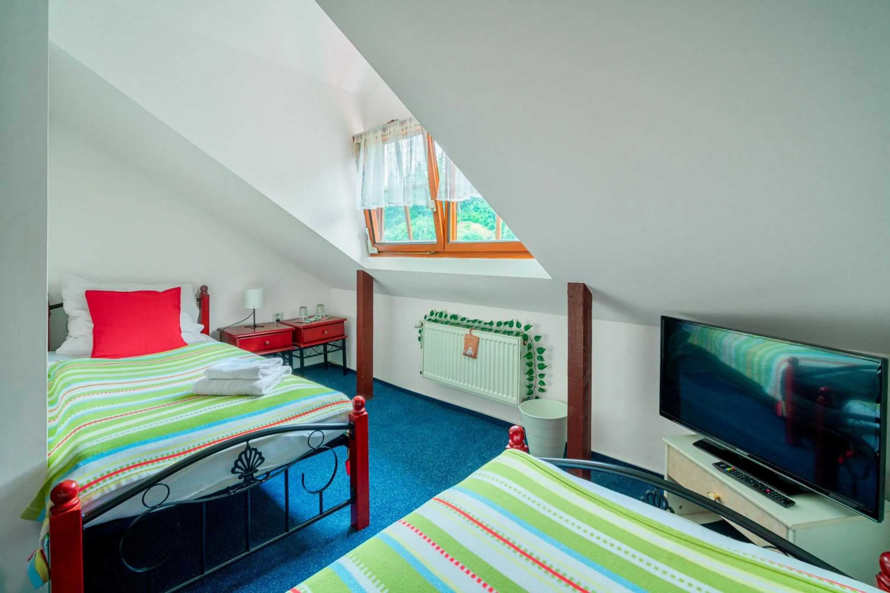 Bed in Ostende Chocerady - ubytování u řeky