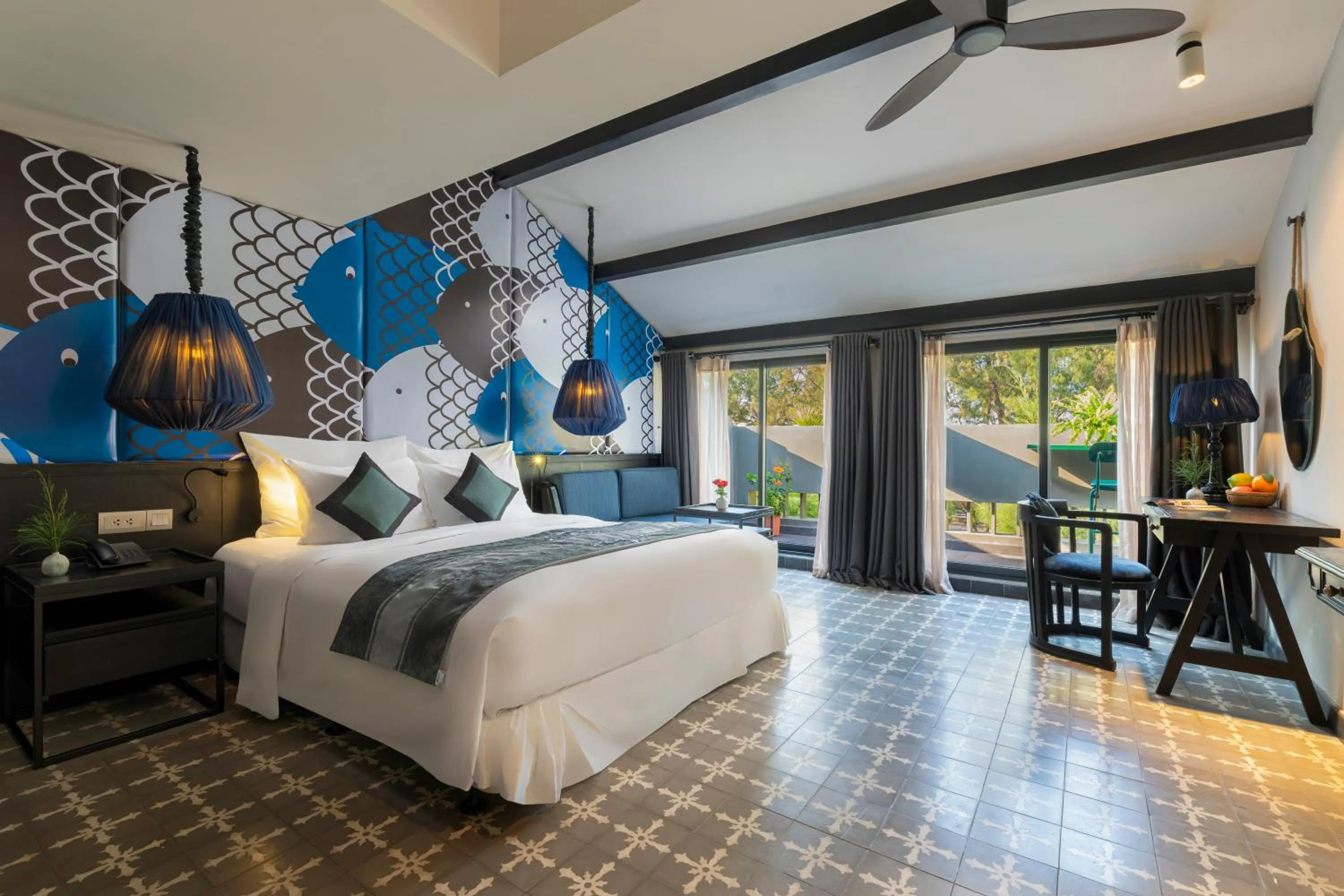 Bed in Sol An Bang Beach Resort & Spa