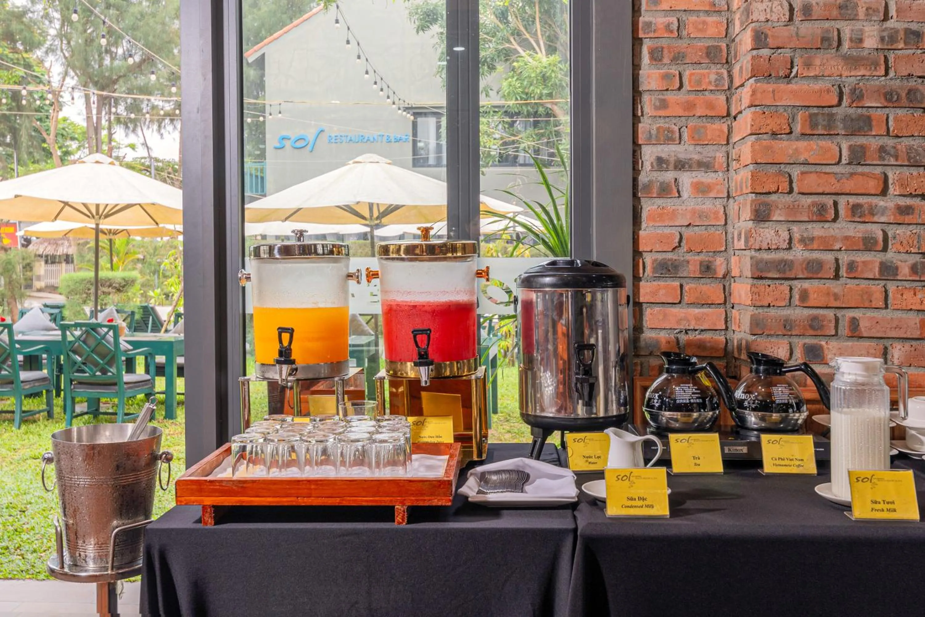 Dining area in Sol An Bang Beach Resort & Spa