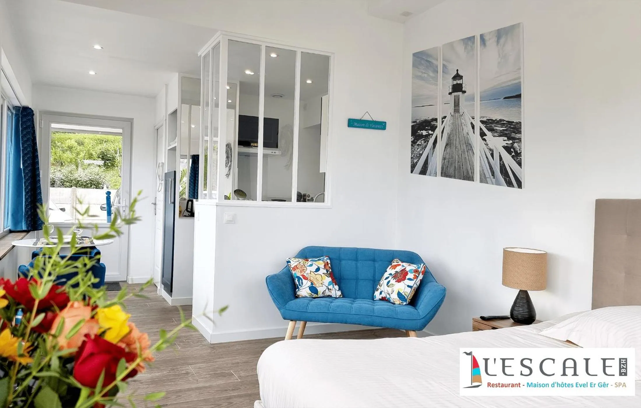Living room in L'Escale Evel Er Gêr