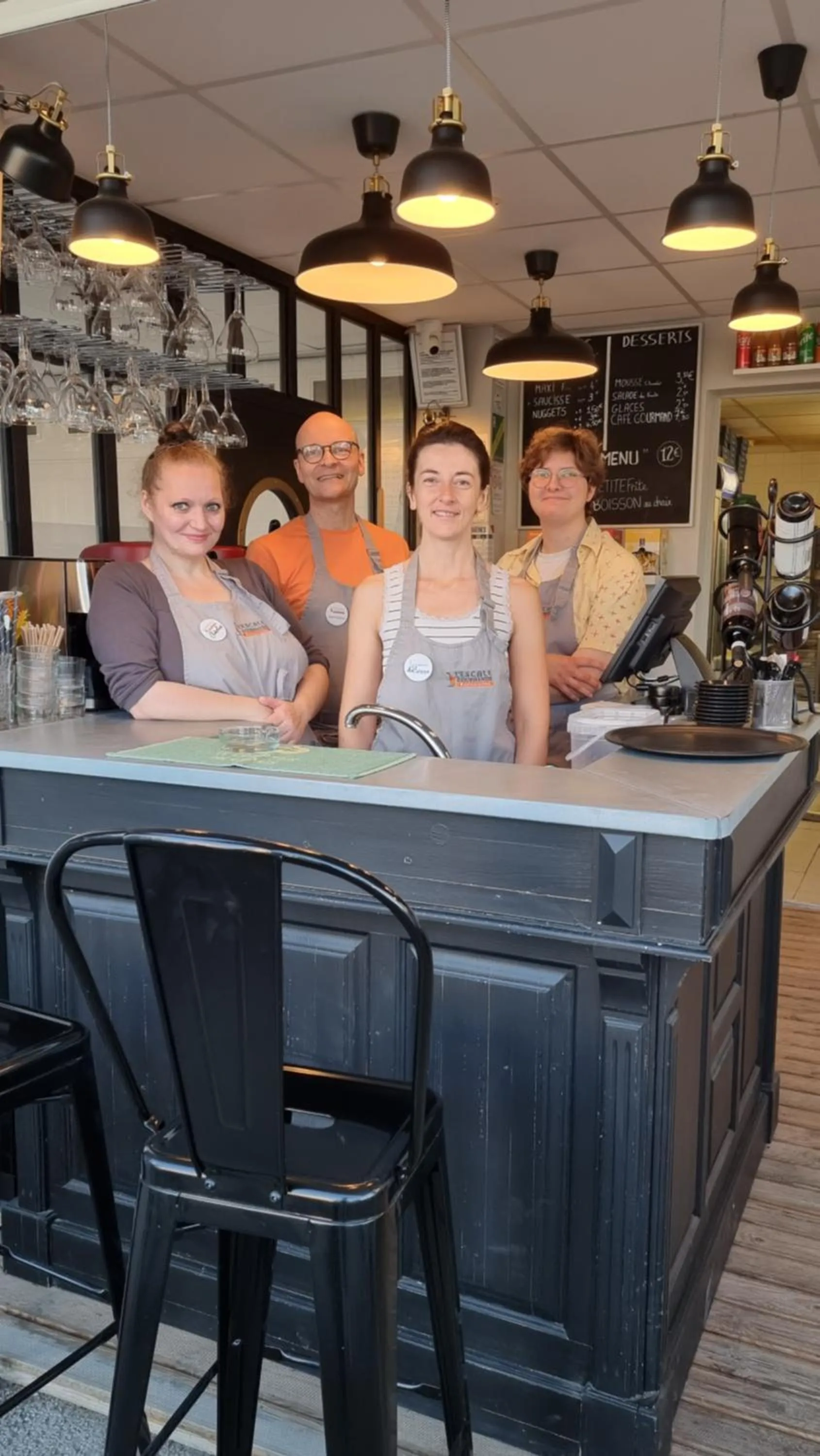 Lounge or bar in L'Escale Evel Er Gêr