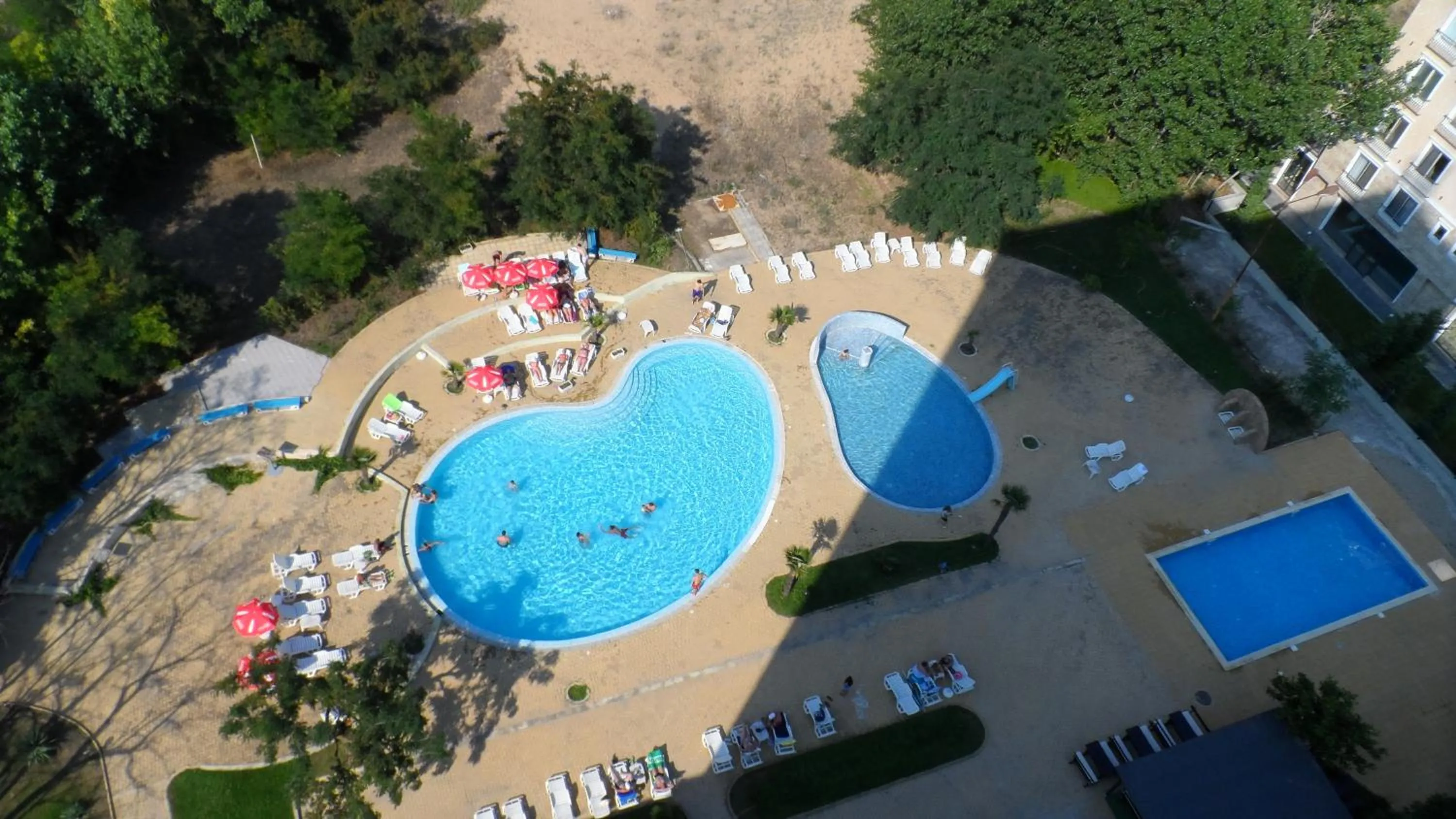 Swimming pool in Kamenec Hotel