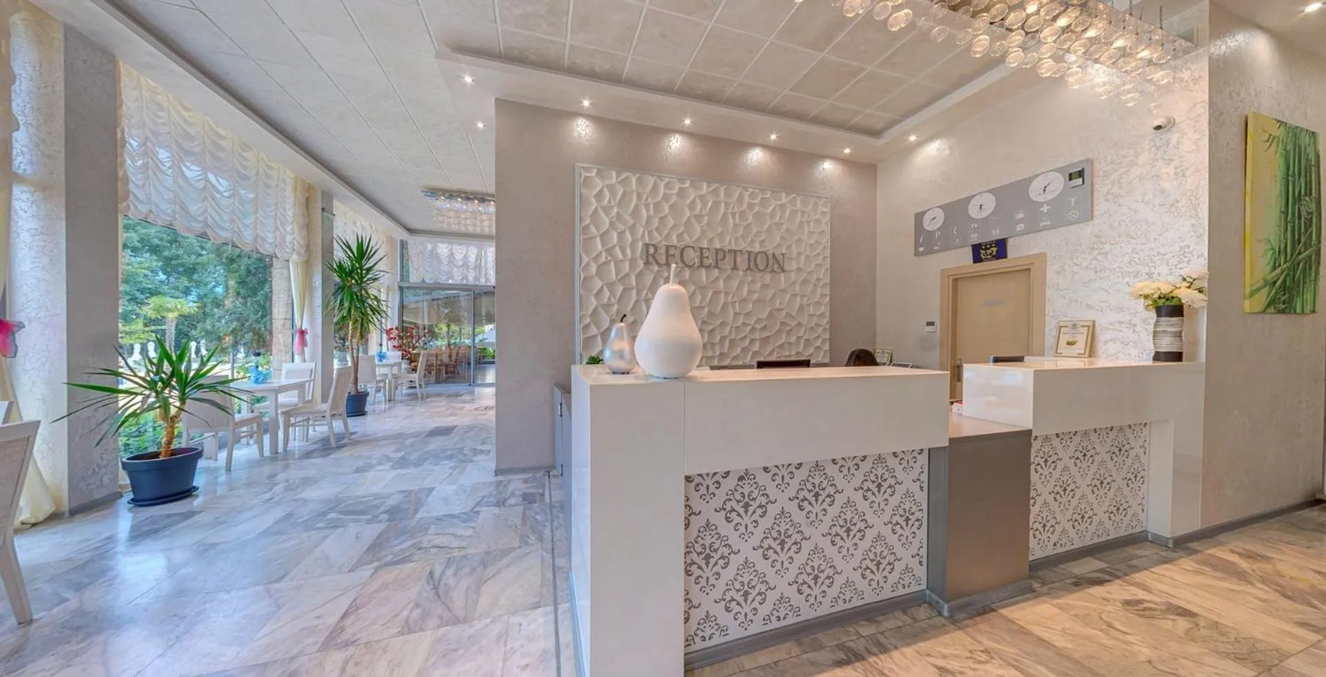 Lobby or reception in Kamenec Hotel