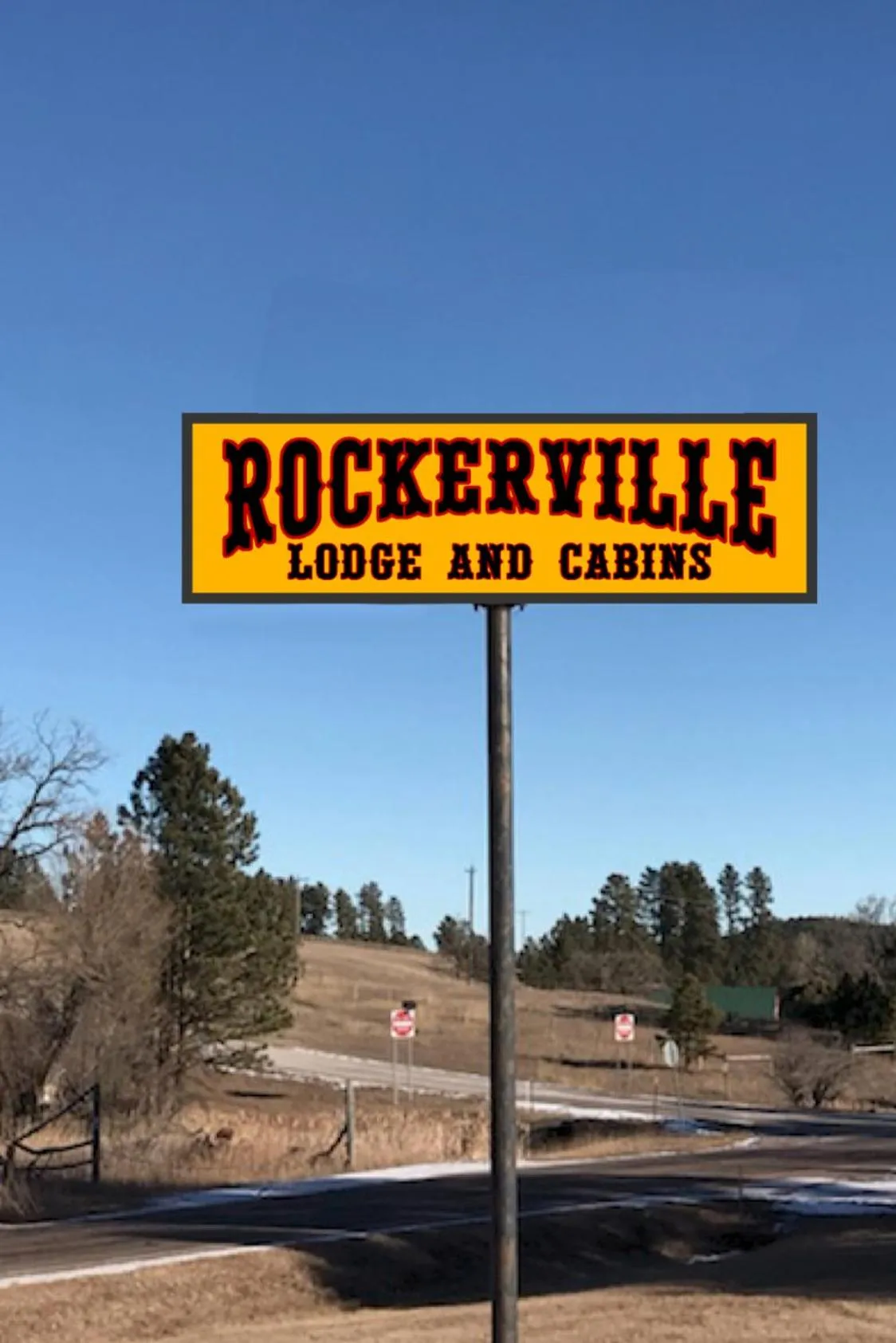 Property logo or sign in Rockerville Lodge & Cabins