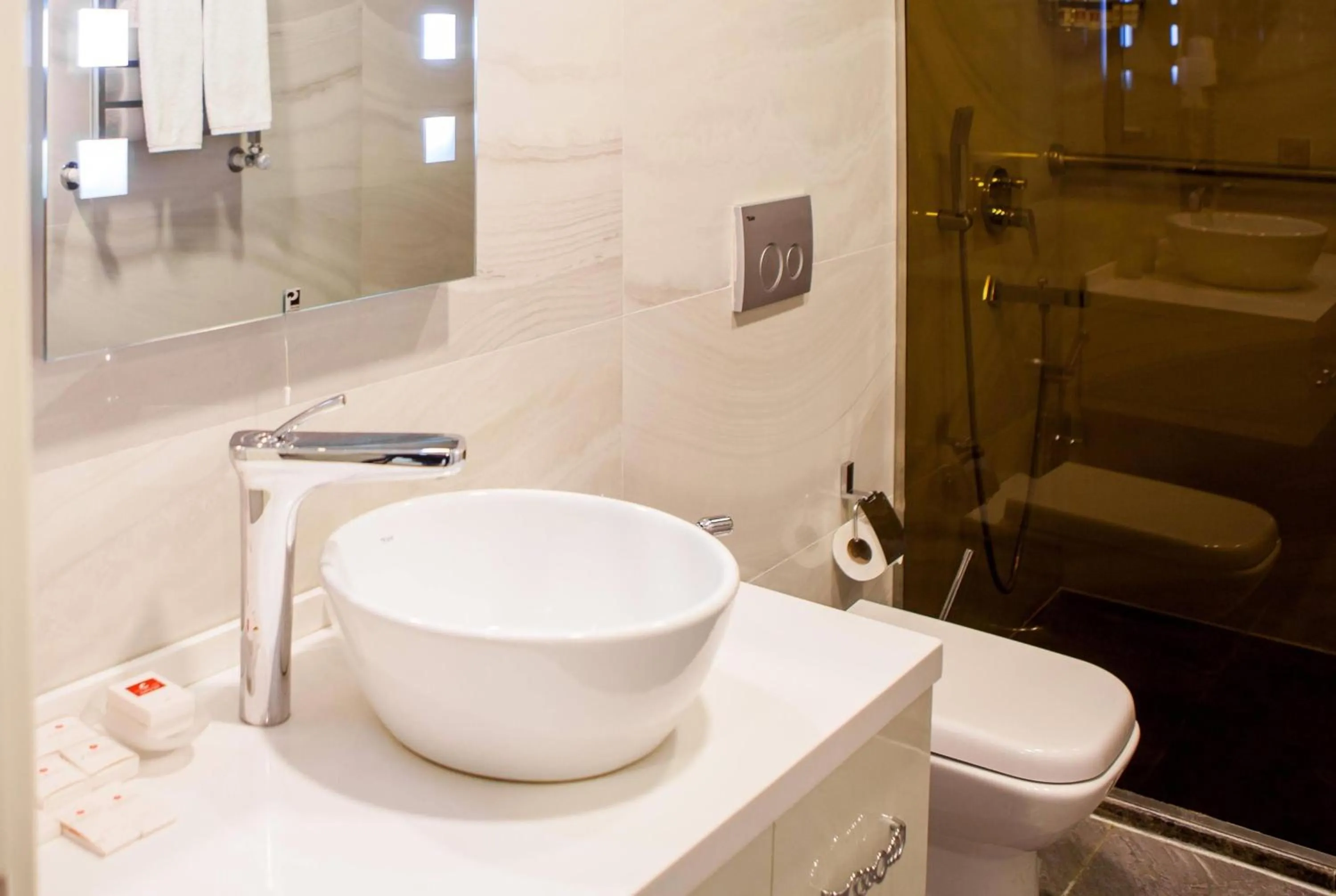 Bathroom in Ramada by Wyndham Baku