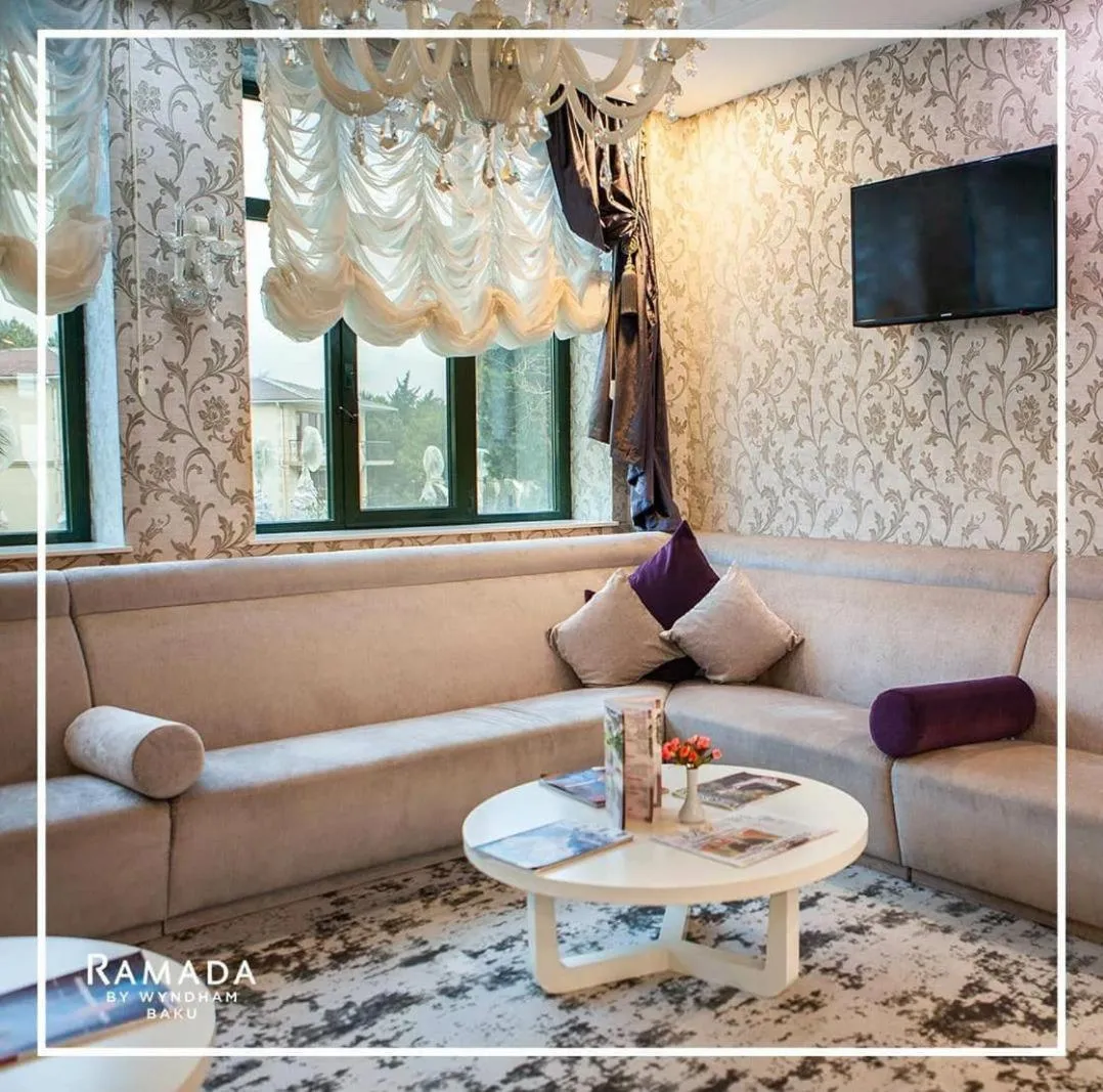 Seating area in Ramada by Wyndham Baku