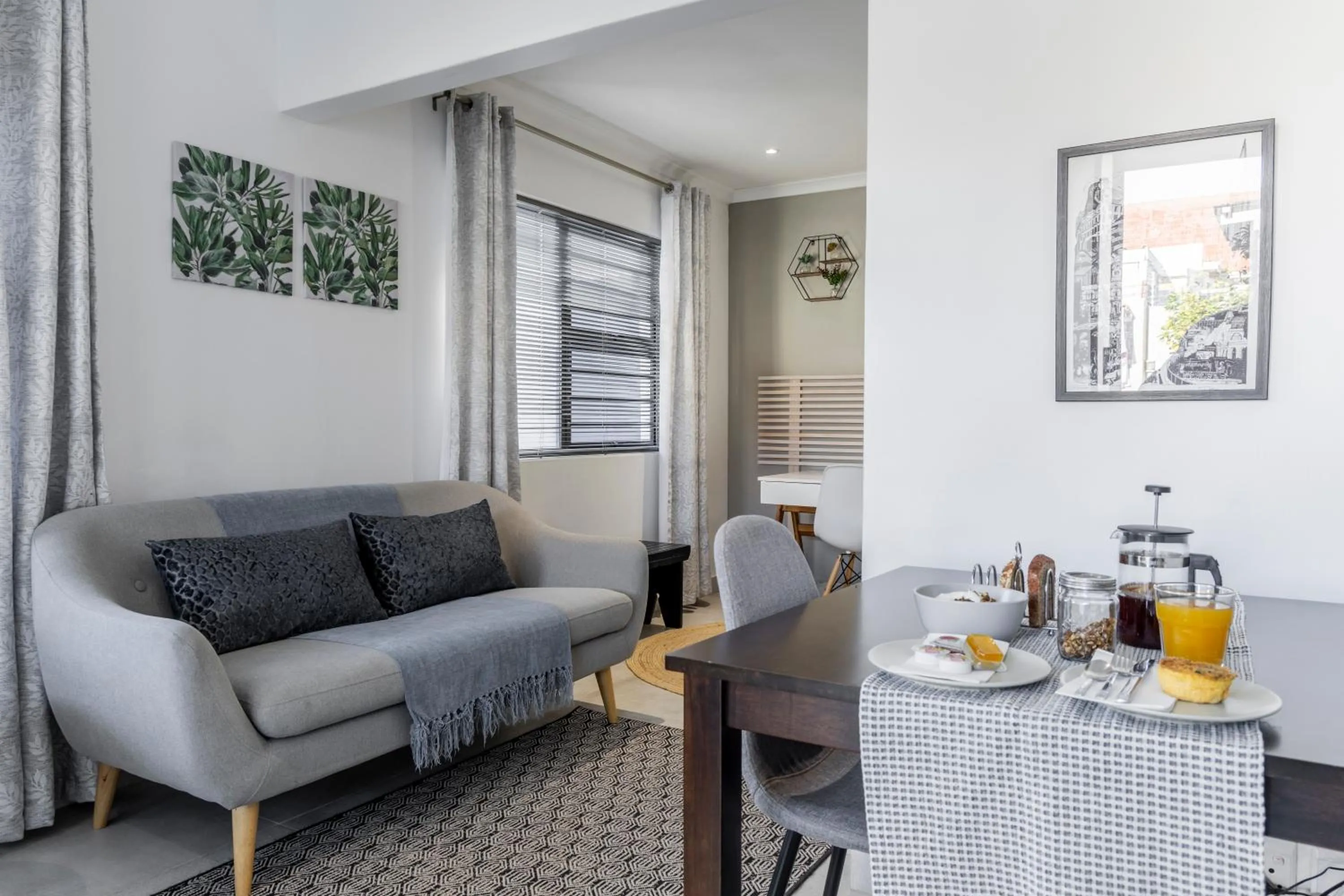 Seating area in Three Small Trees