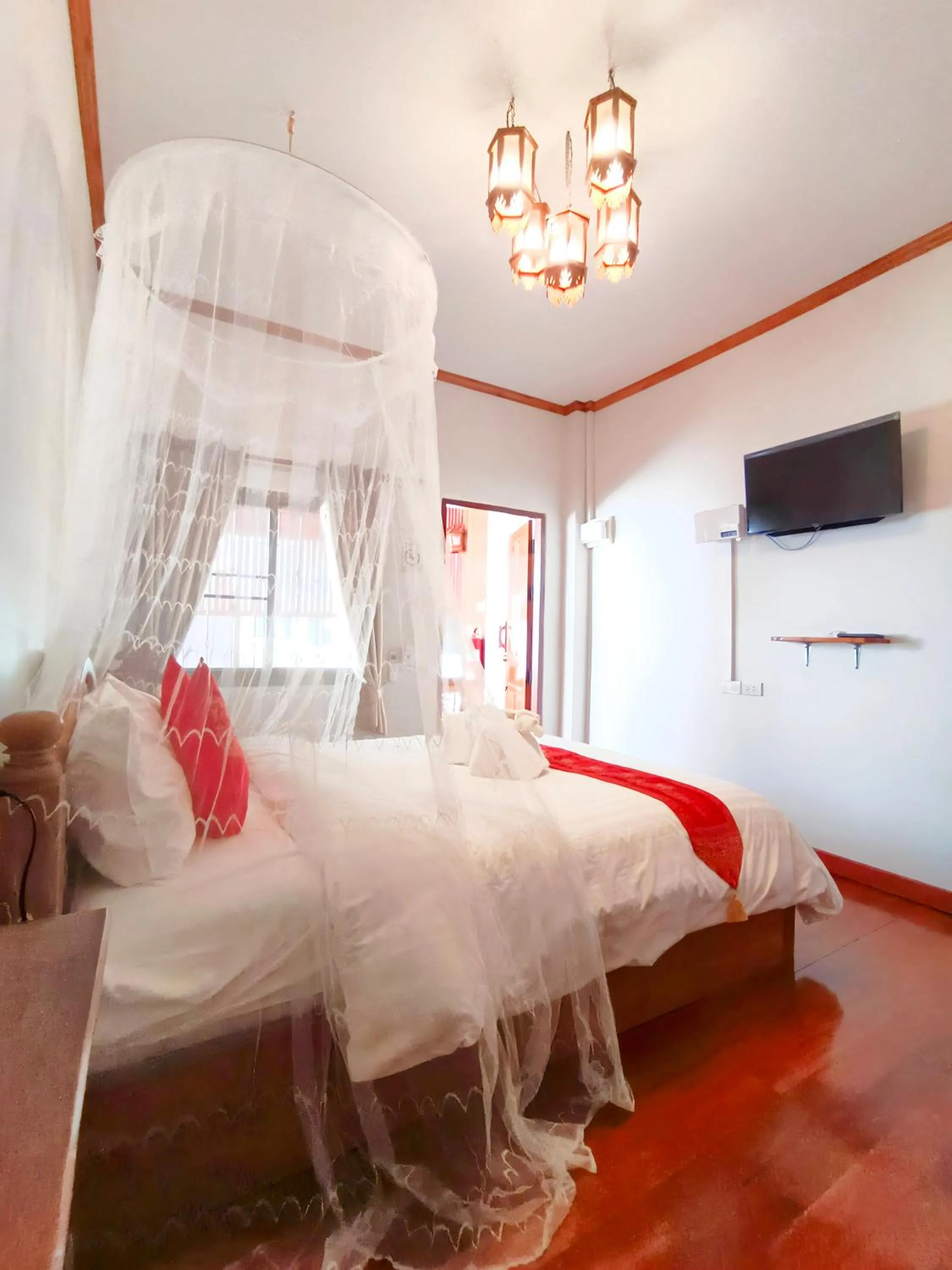 Bed in Apilapa Hotel