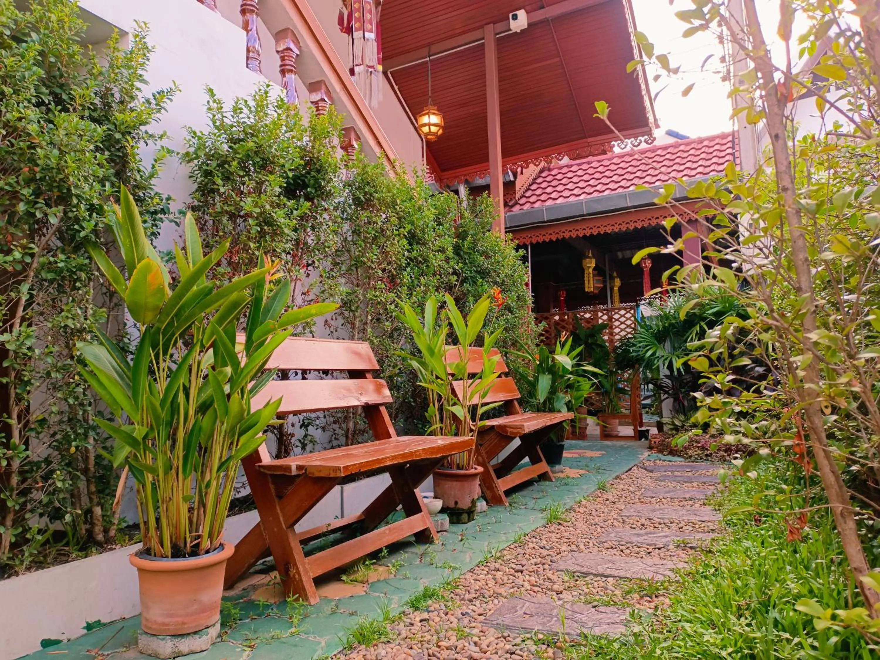 Garden in Apilapa Hotel