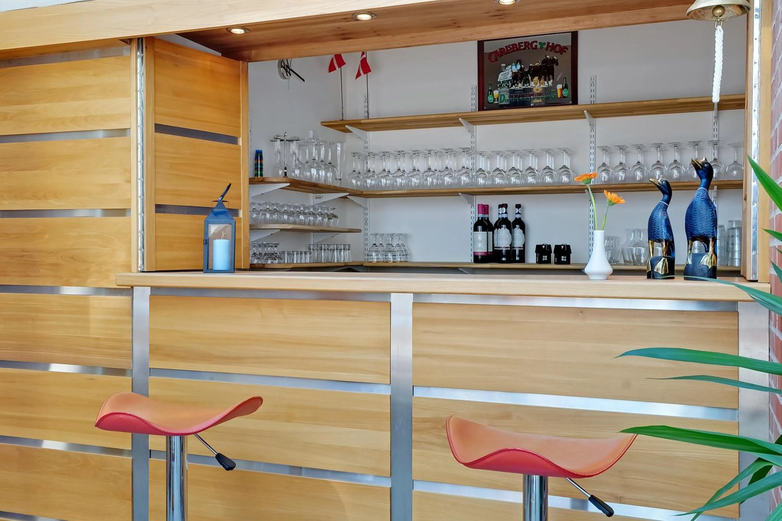 Lounge or bar in Hotel Nysted Havn