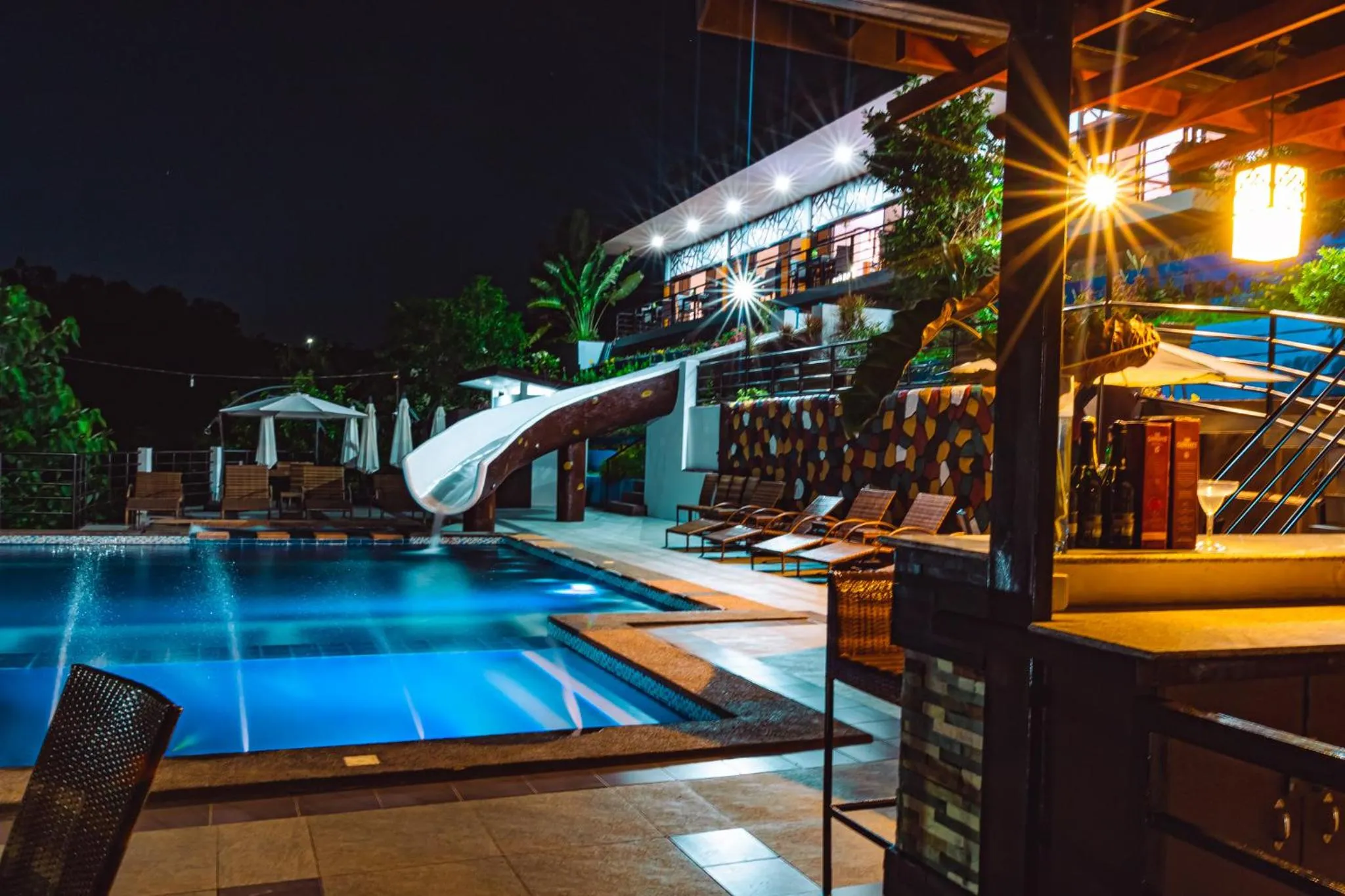 Pool view in Marqis Sunrise Sunset Resort and Spa
