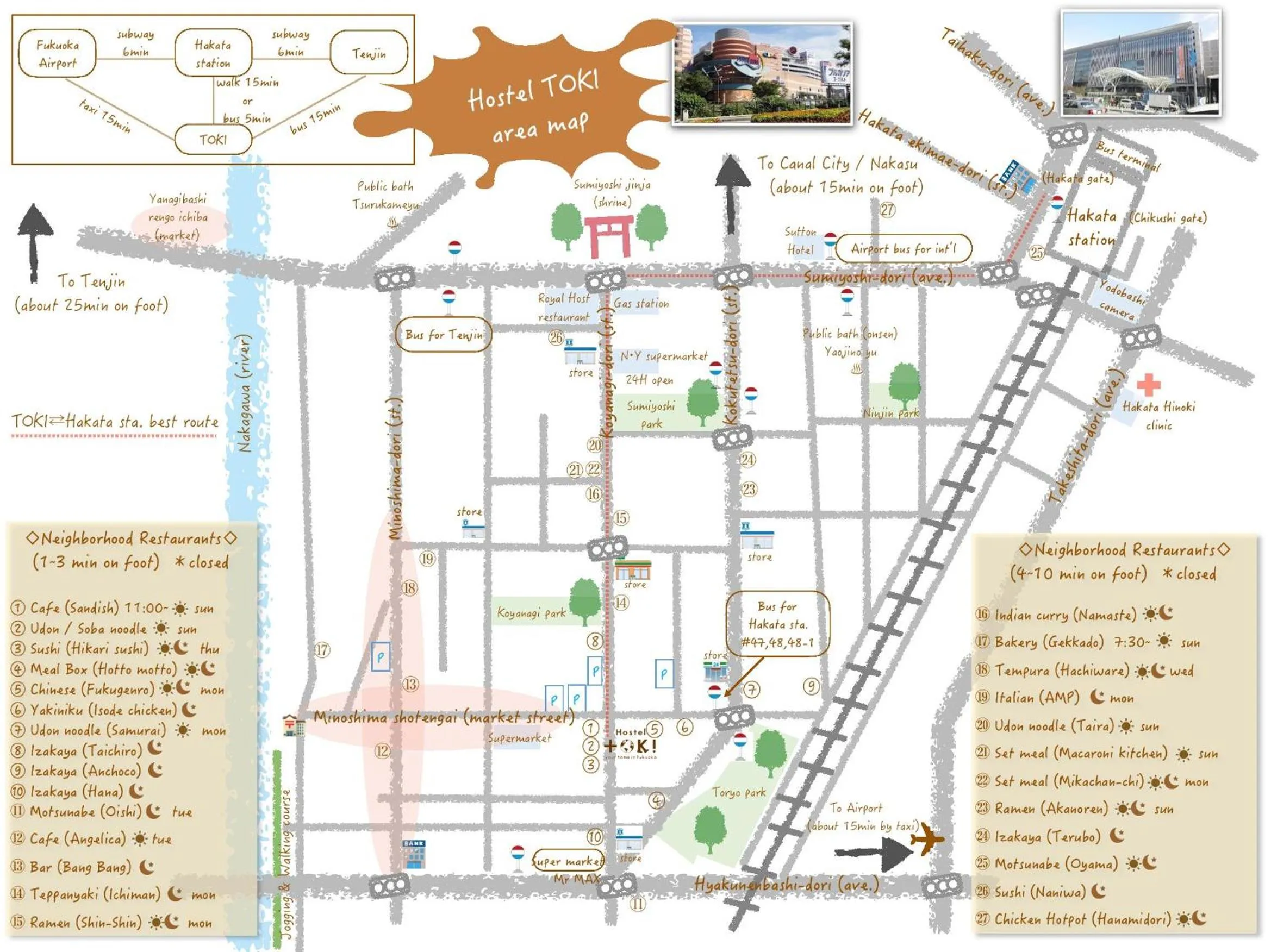 Off site in Hostel TOKI