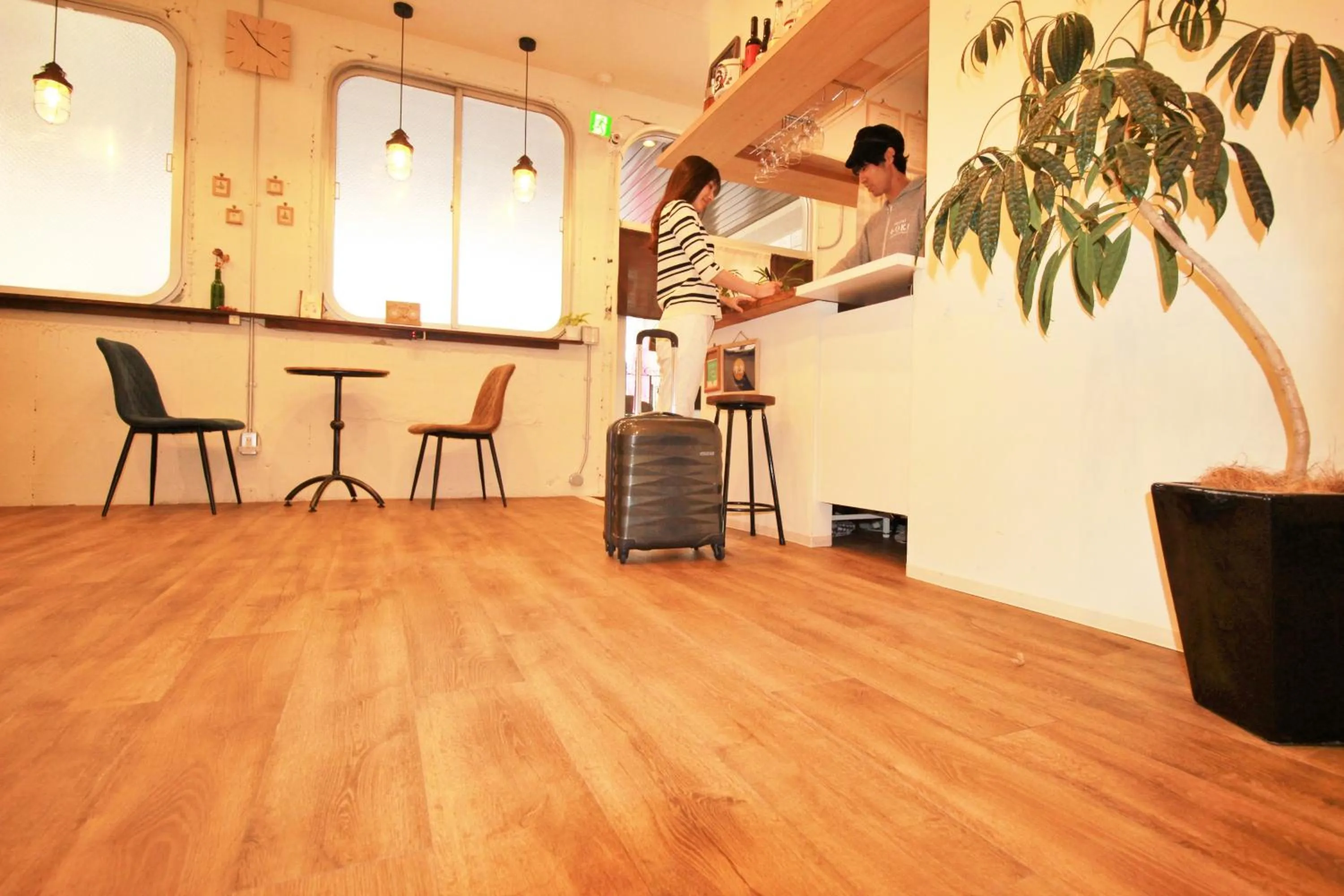 Lobby or reception in Hostel TOKI