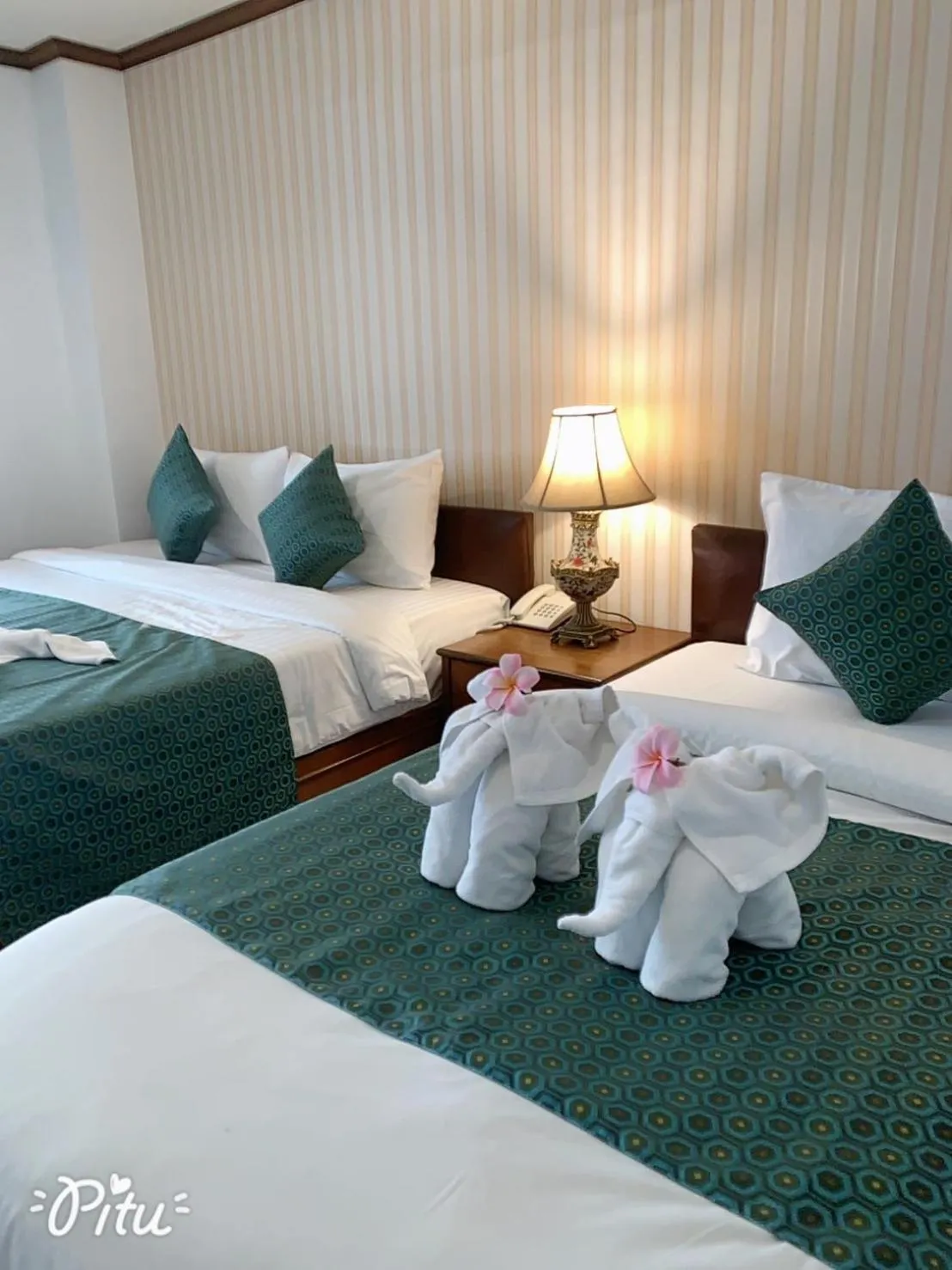 Bed in Hua Hin White Villa Hotel - SHA Certified