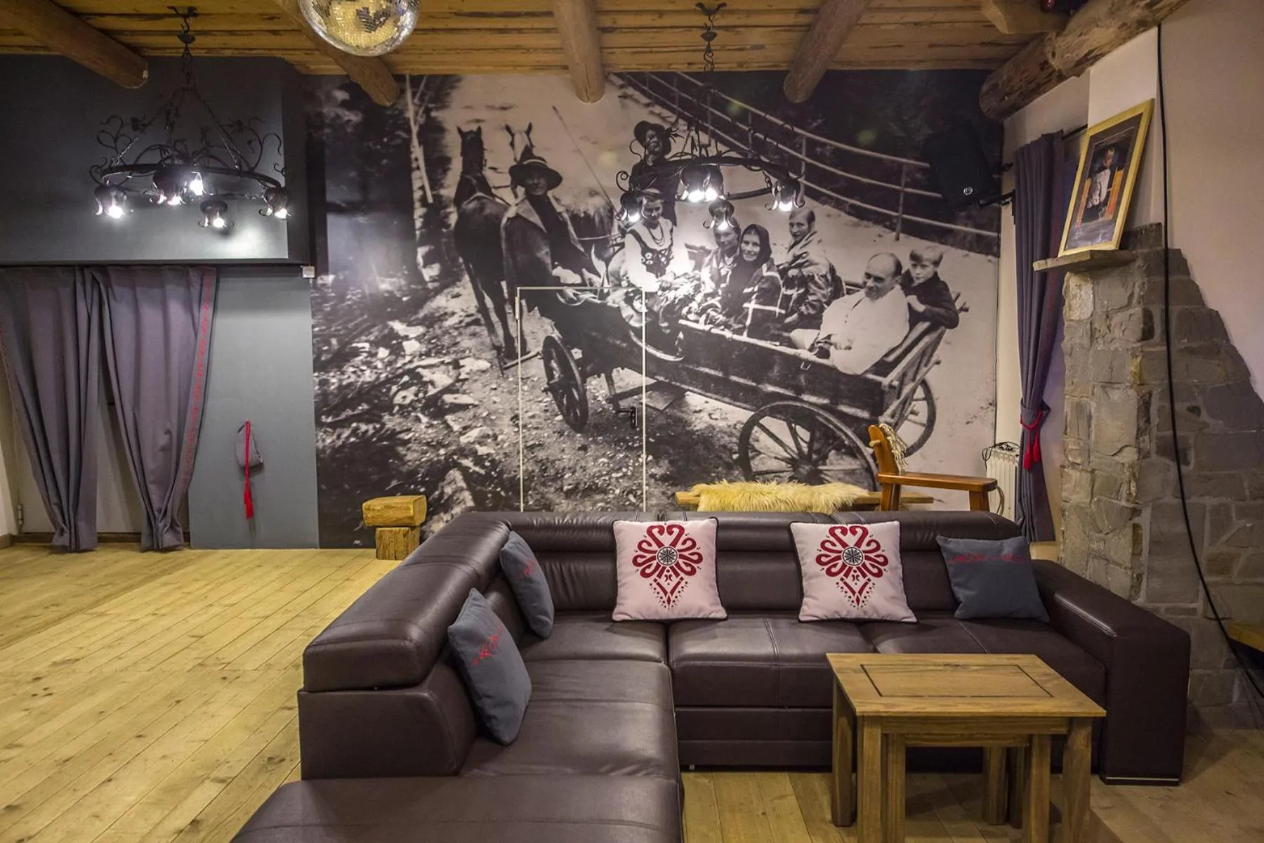 Communal lounge/ TV room in Moje Tatry Gluten Free