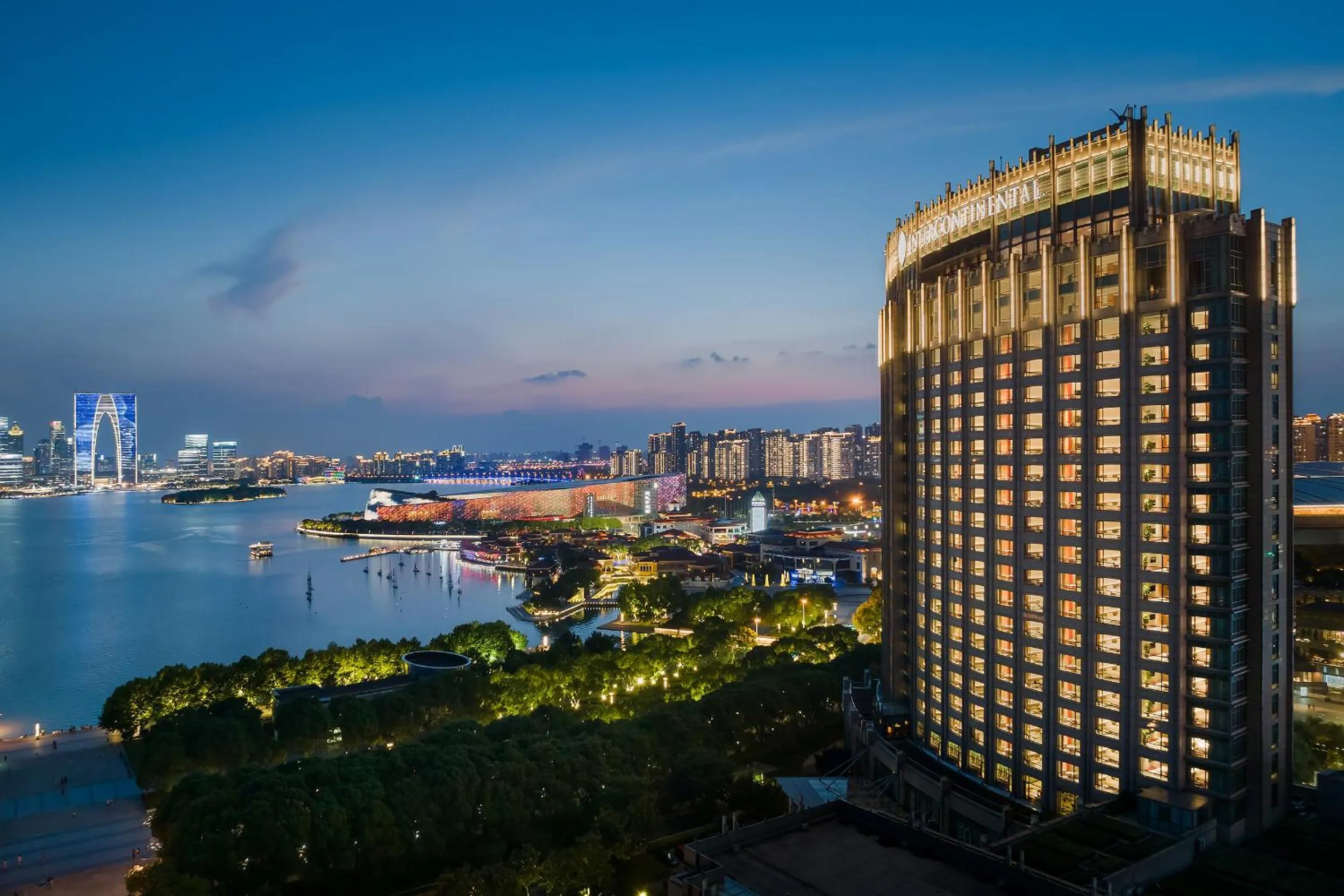 Property building in InterContinental Suzhou Hotel by IHG