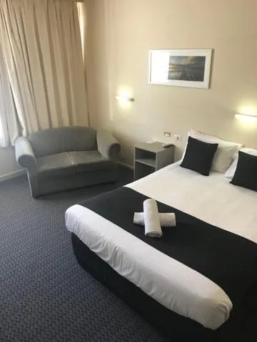 Bed in Bay Motel Hotel