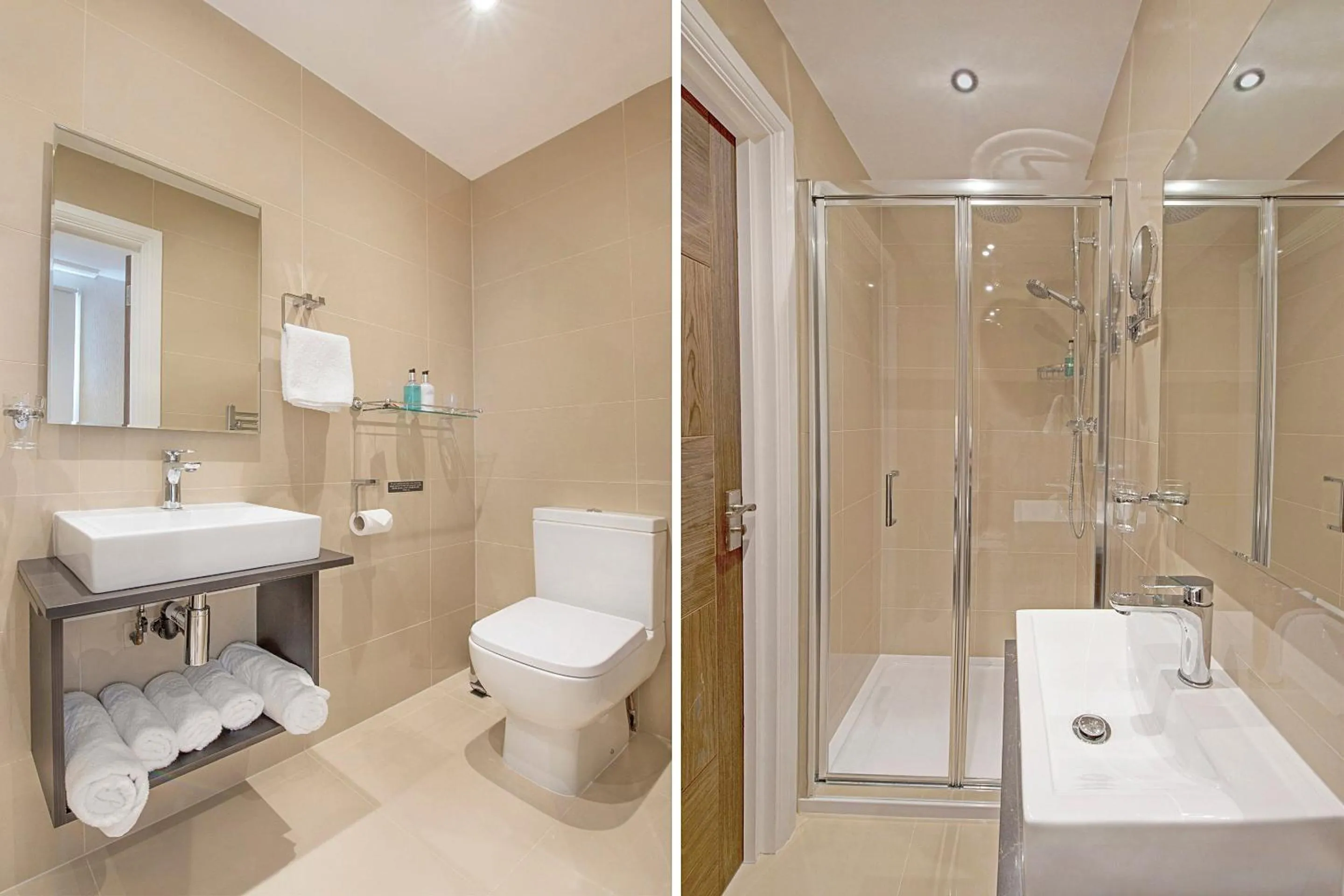 Bathroom in OYO Townhouse 30 Sussex Hotel, London Paddington