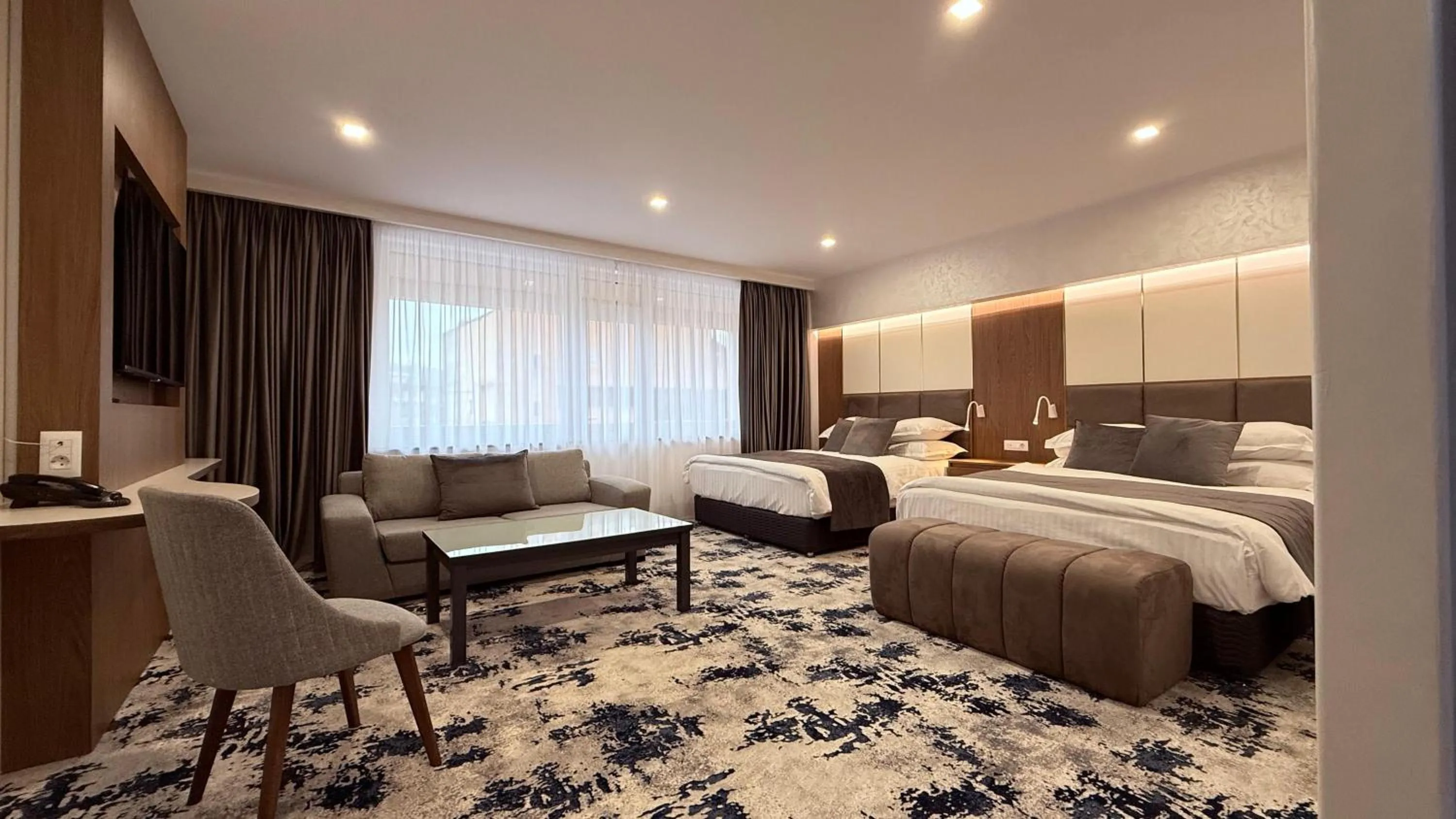 Bedroom, Bed in Erebuni Hotel Yerevan