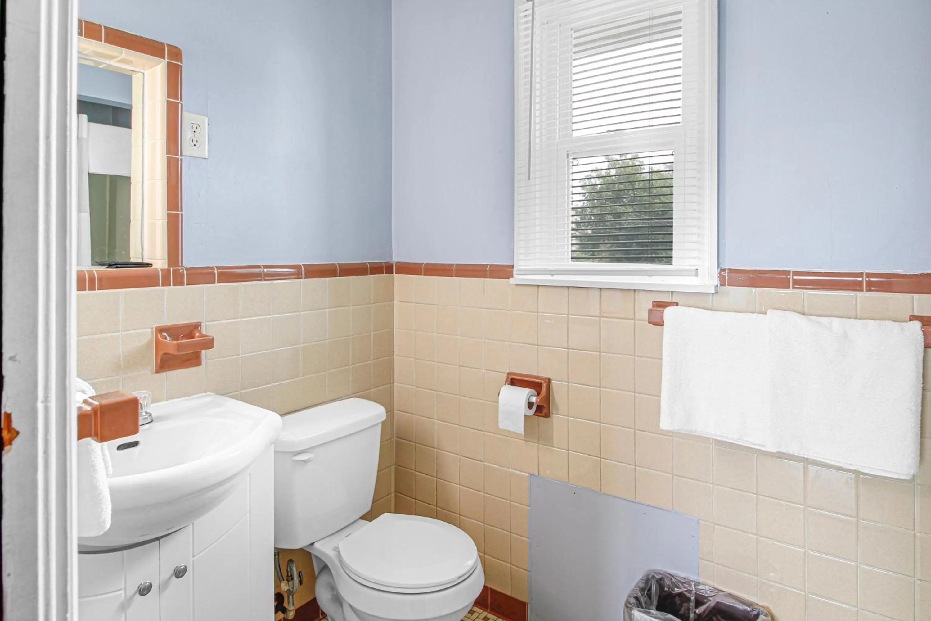 Toilet in Horse Cave Motel