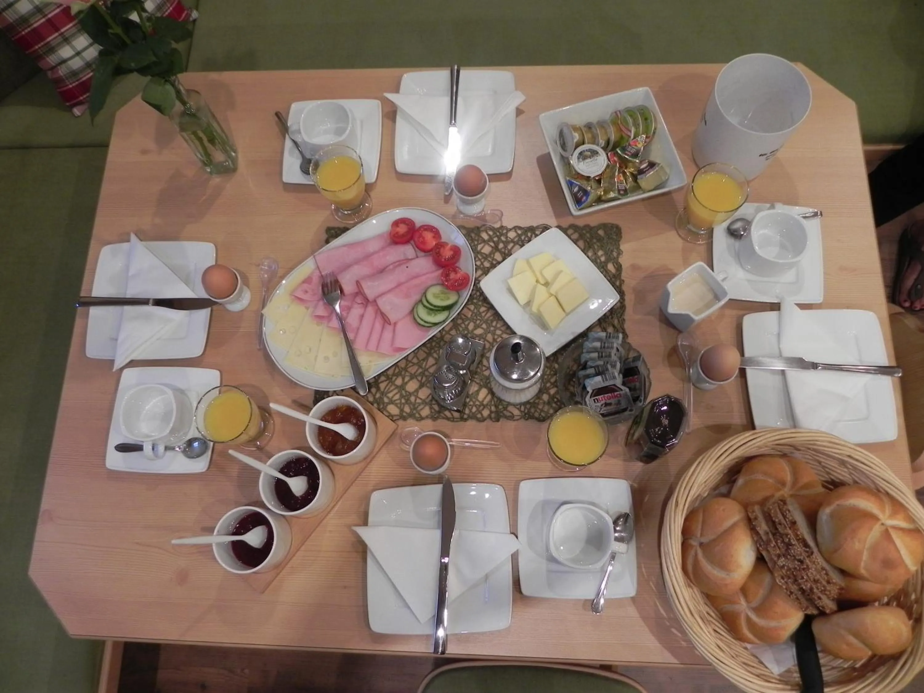 Breakfast in Gästehaus Taner