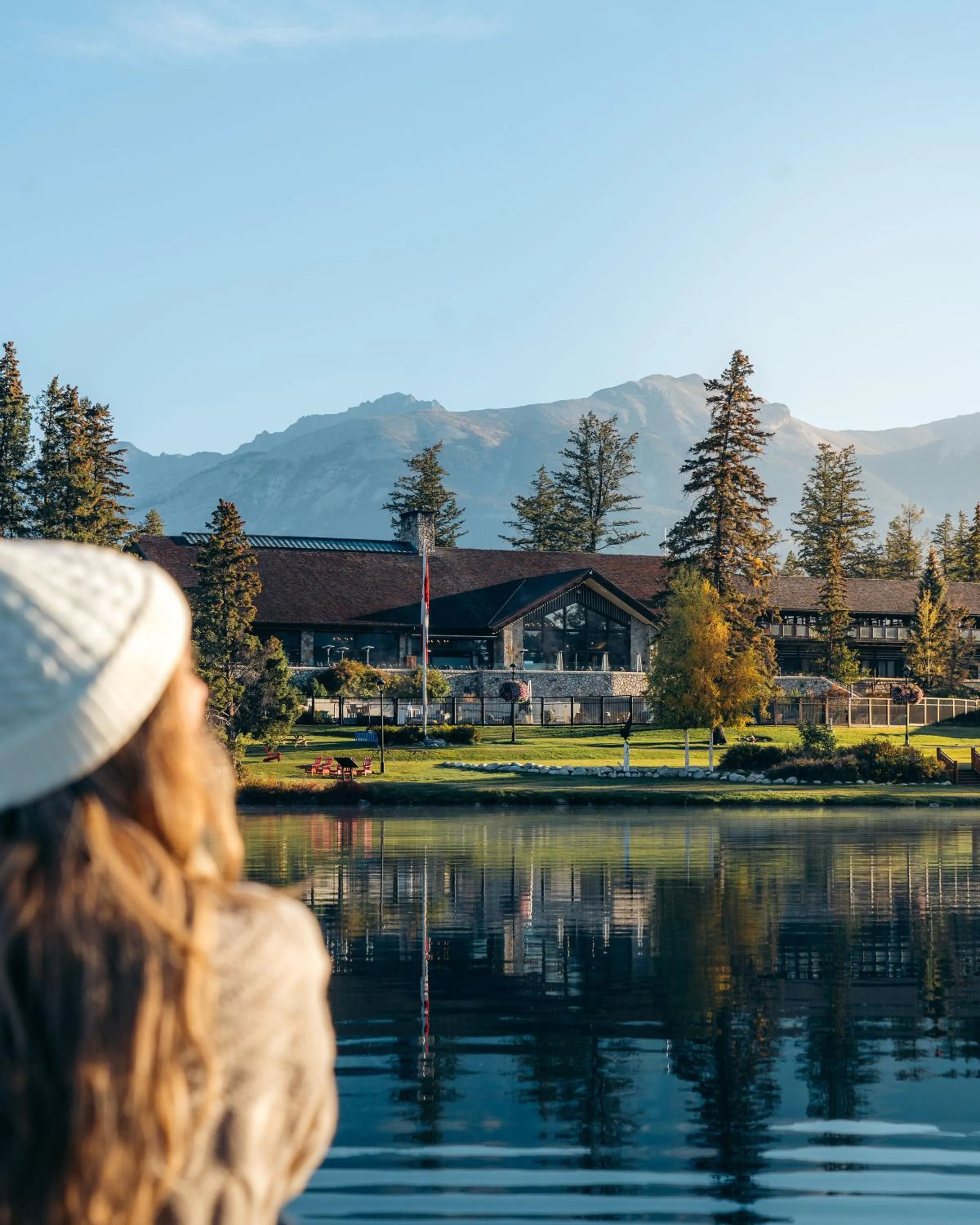 Property building in Fairmont Jasper Park Lodge