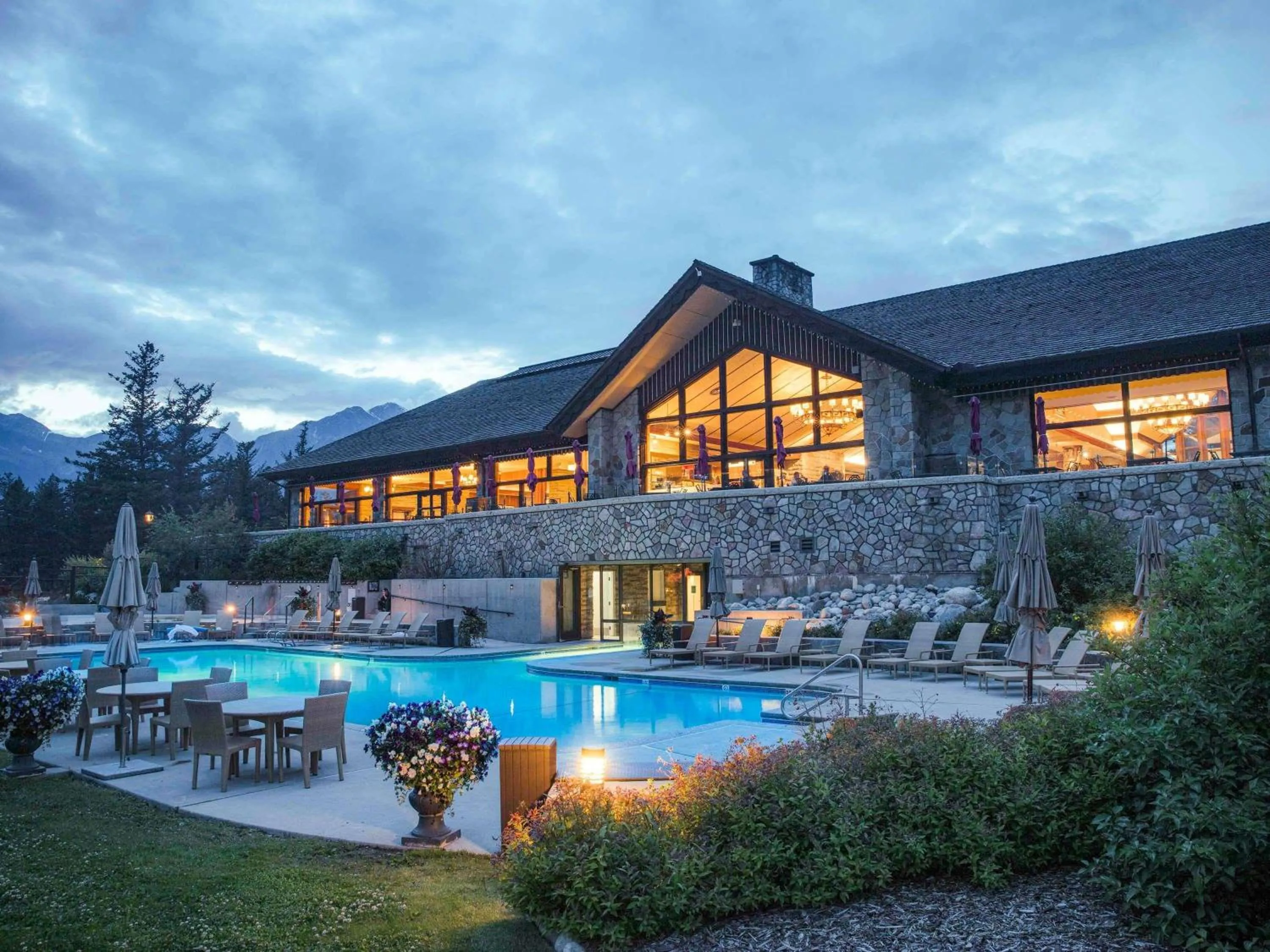 Property building in Fairmont Jasper Park Lodge