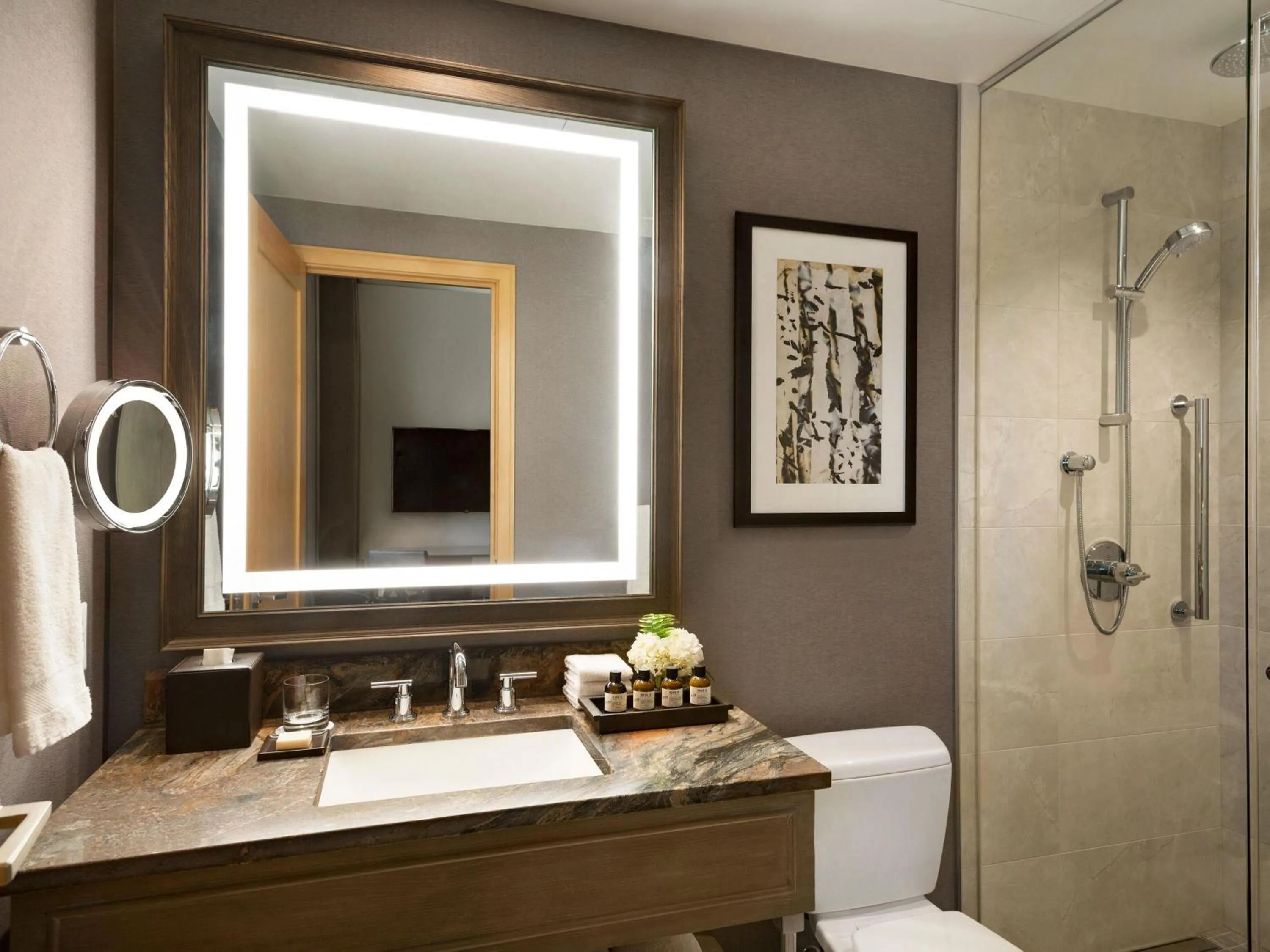 Bedroom in Fairmont Jasper Park Lodge