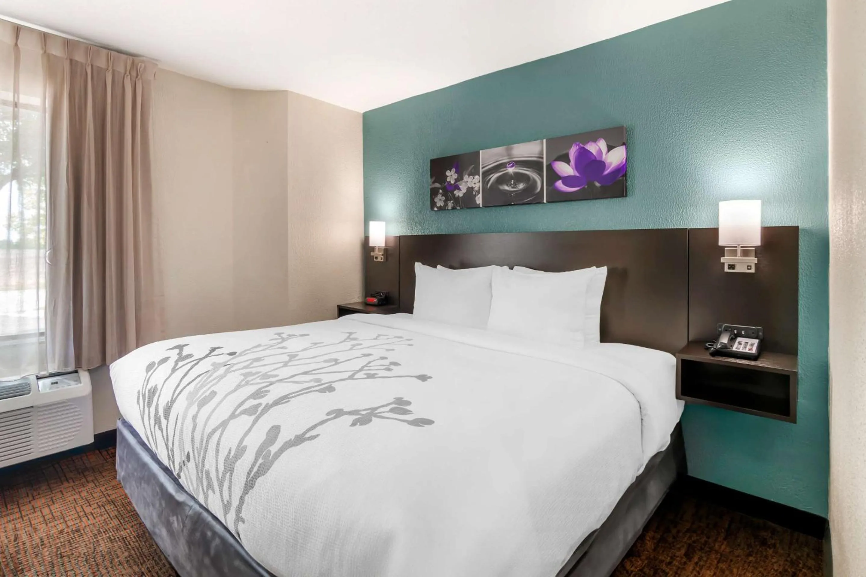 Bedroom, Bed in Sleep Inn Olathe - Kansas City