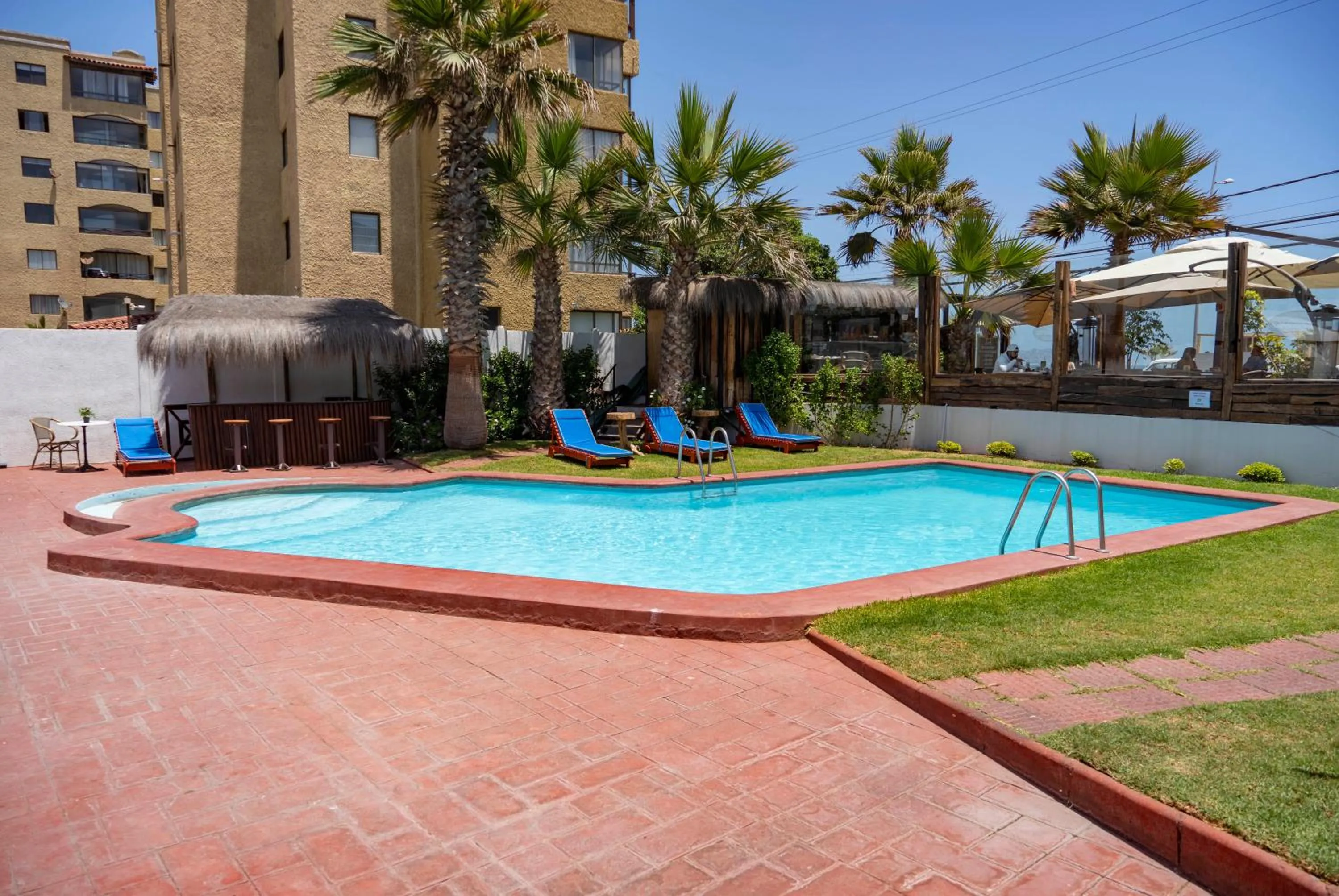 Pool view in Hotel Canto del Mar