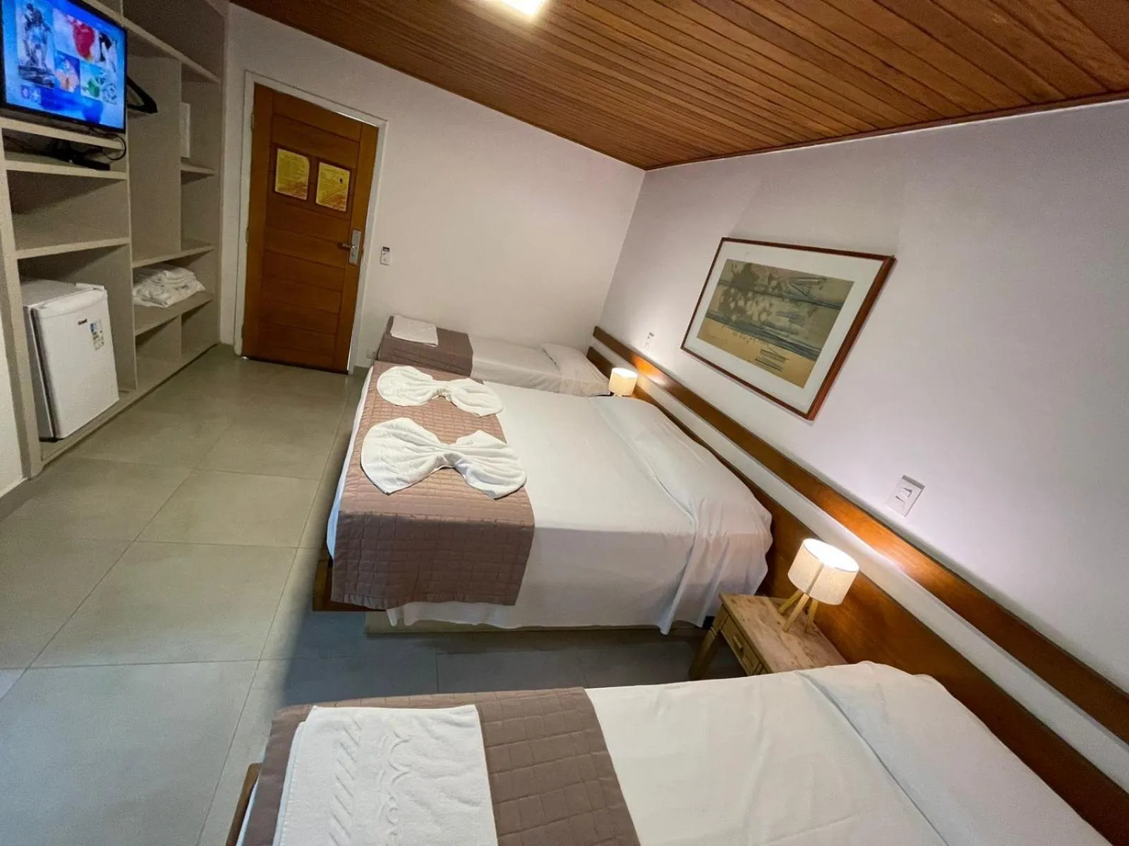 Bed in Mar e Praia Hotel