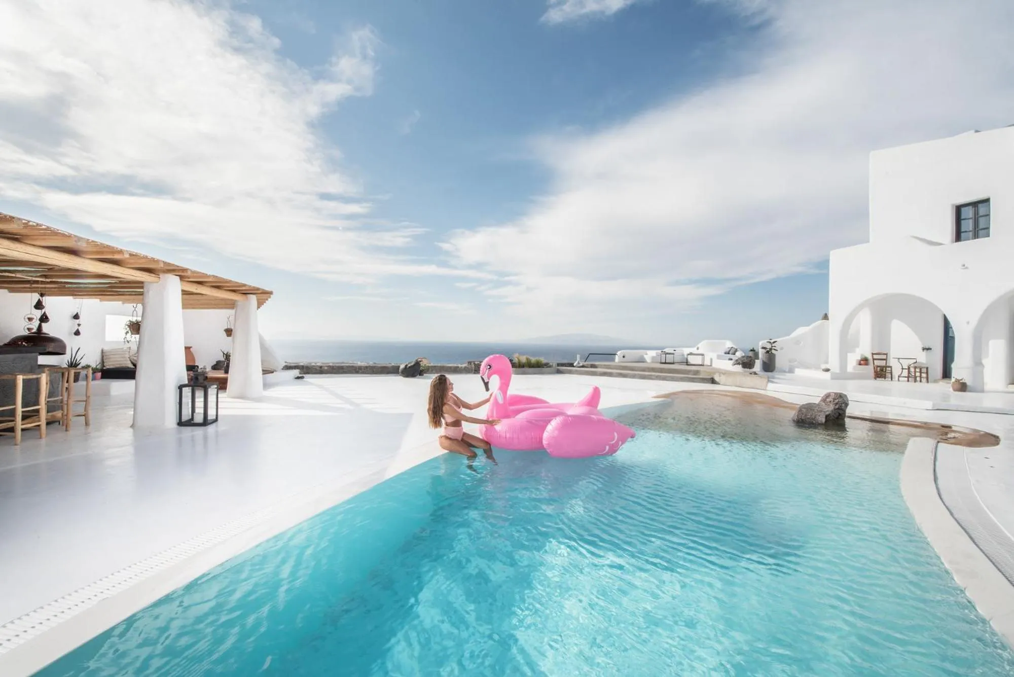 Swimming pool in Sophia Boutique Hotel