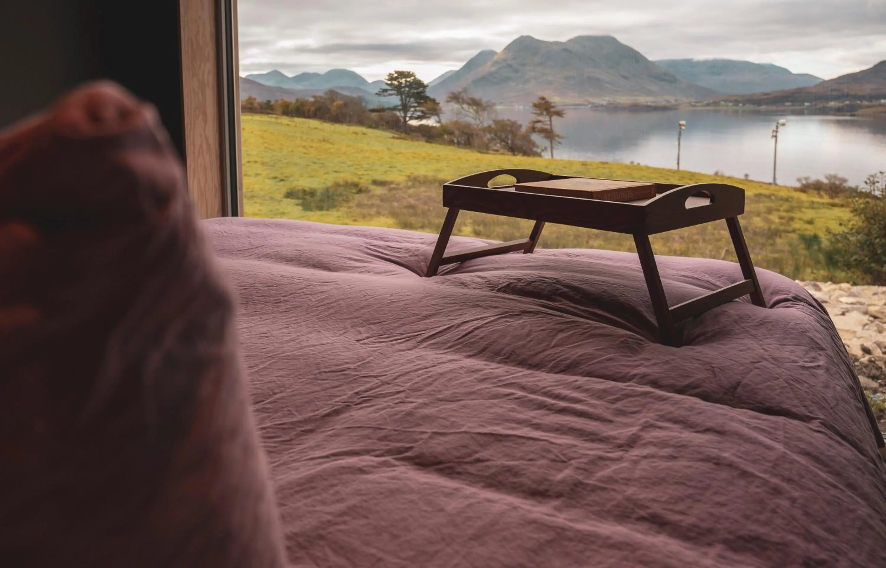 Bed in Isle of Raasay Distillery