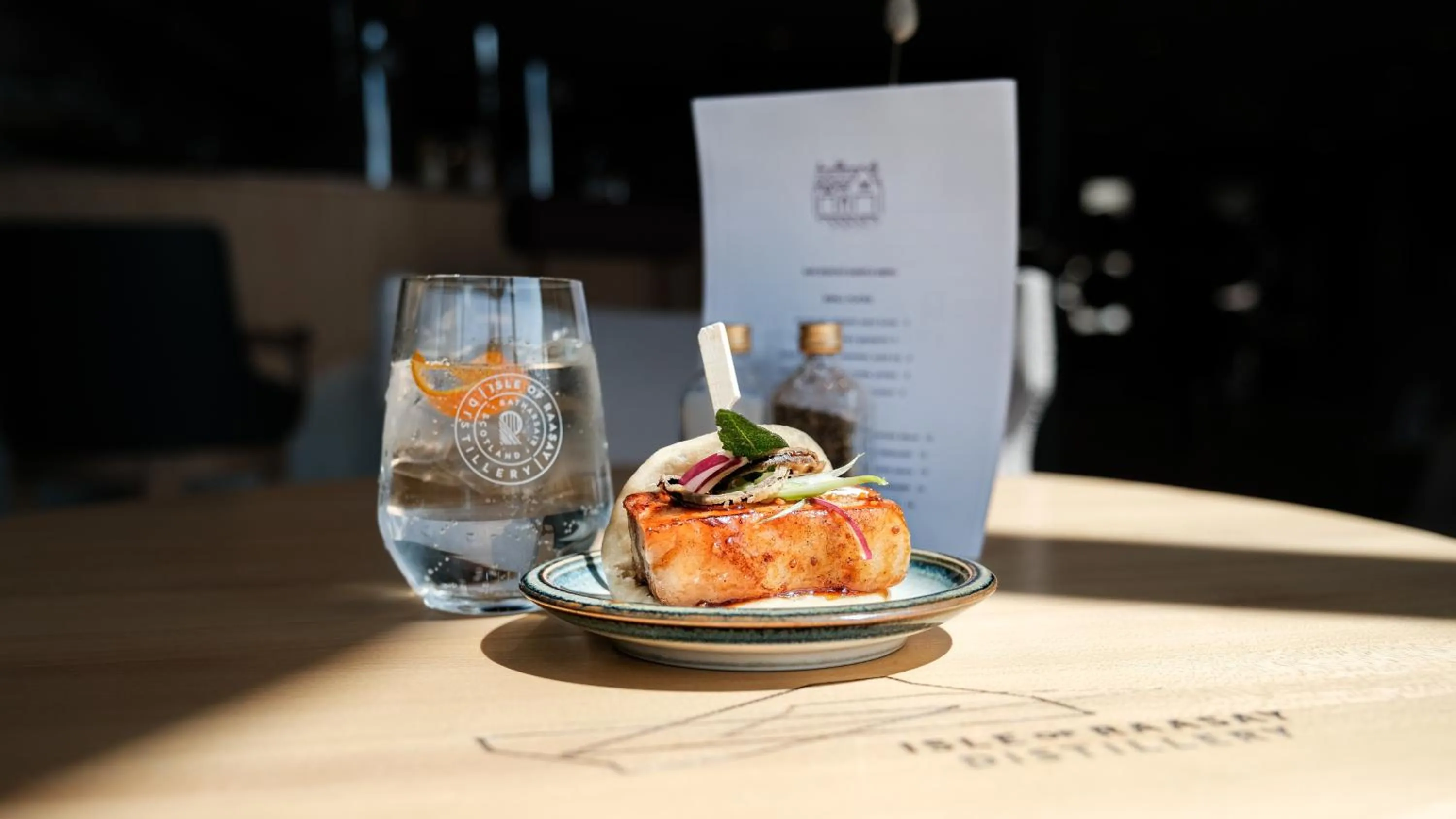 Food and drinks in Isle of Raasay Distillery