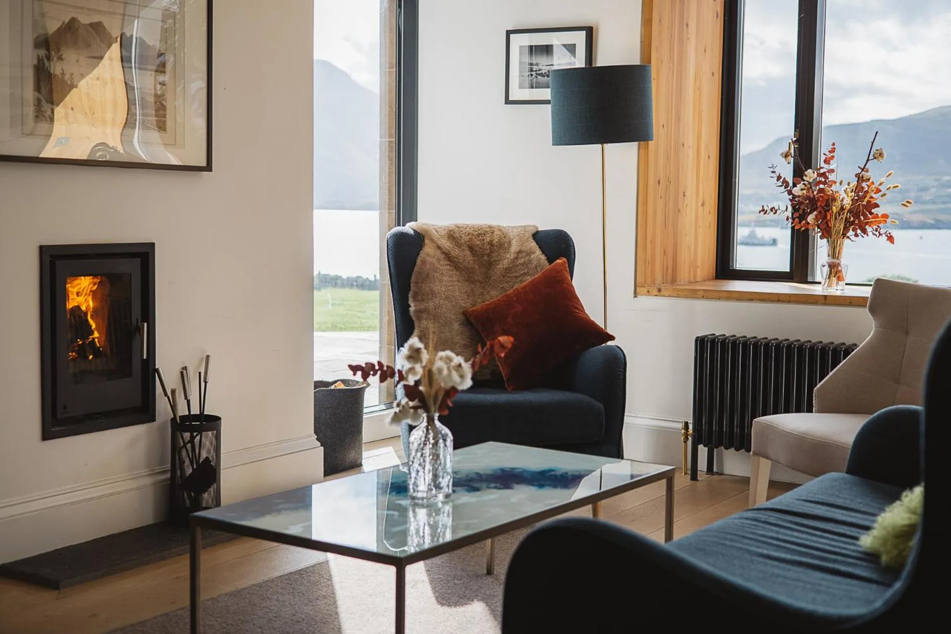 Seating area in Isle of Raasay Distillery