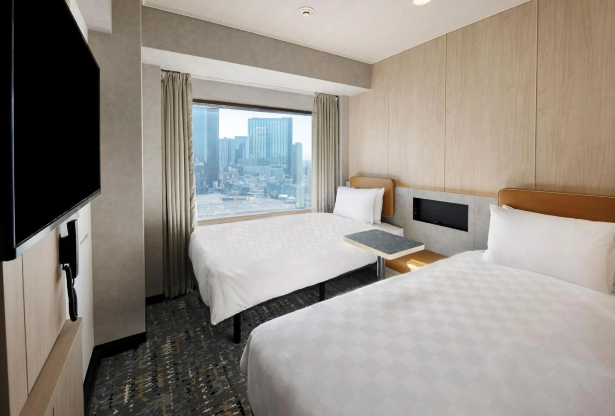 Photo of the whole room, Bed in Shinjuku Prince Hotel