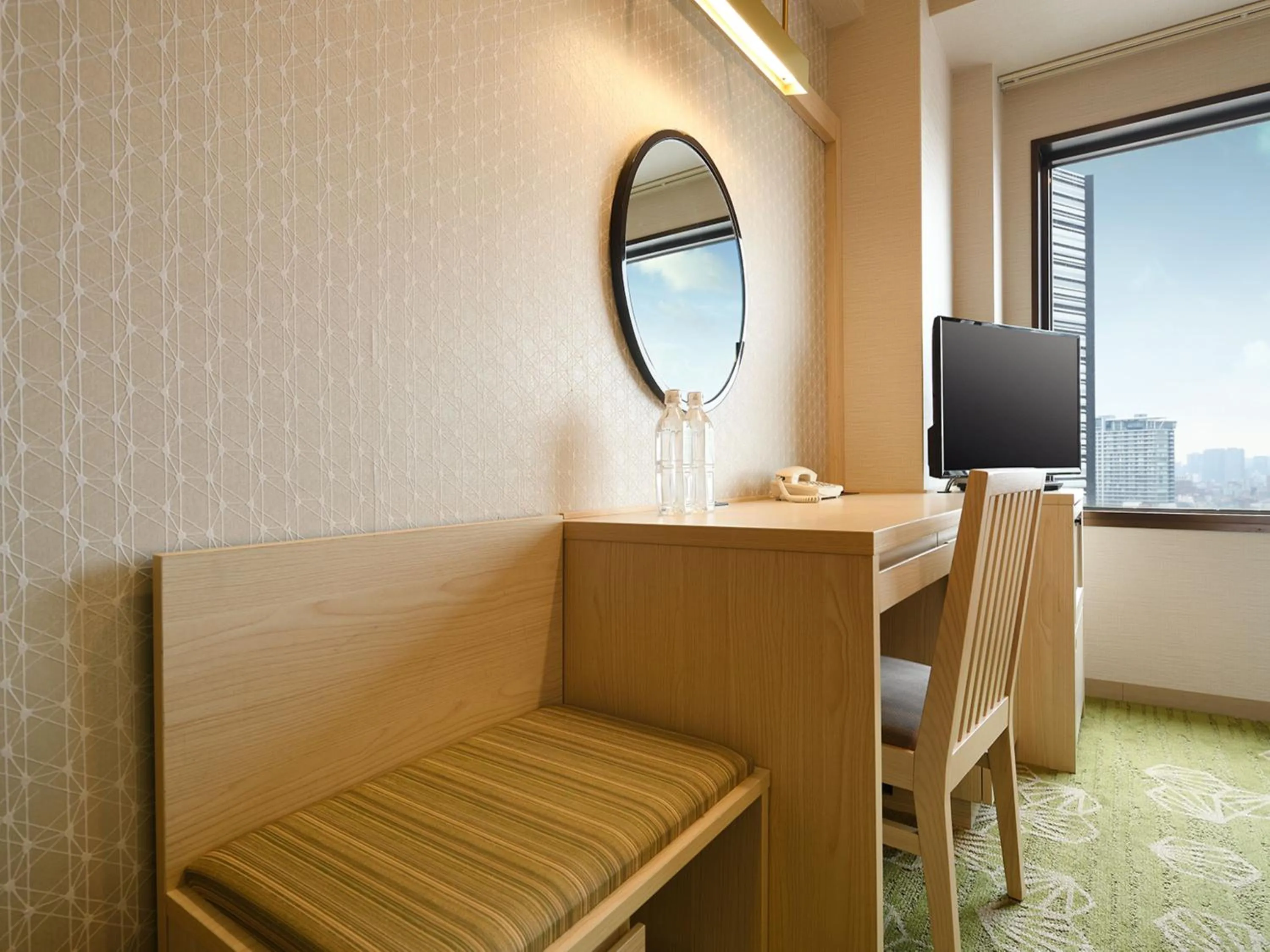 Decorative detail in Shinjuku Prince Hotel