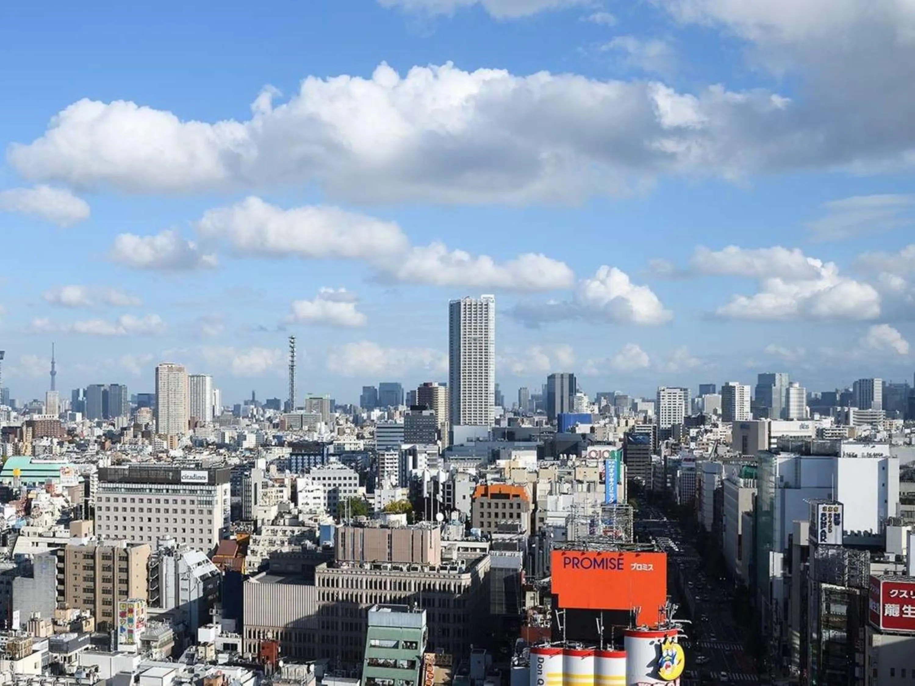 City view in Shinjuku Prince Hotel