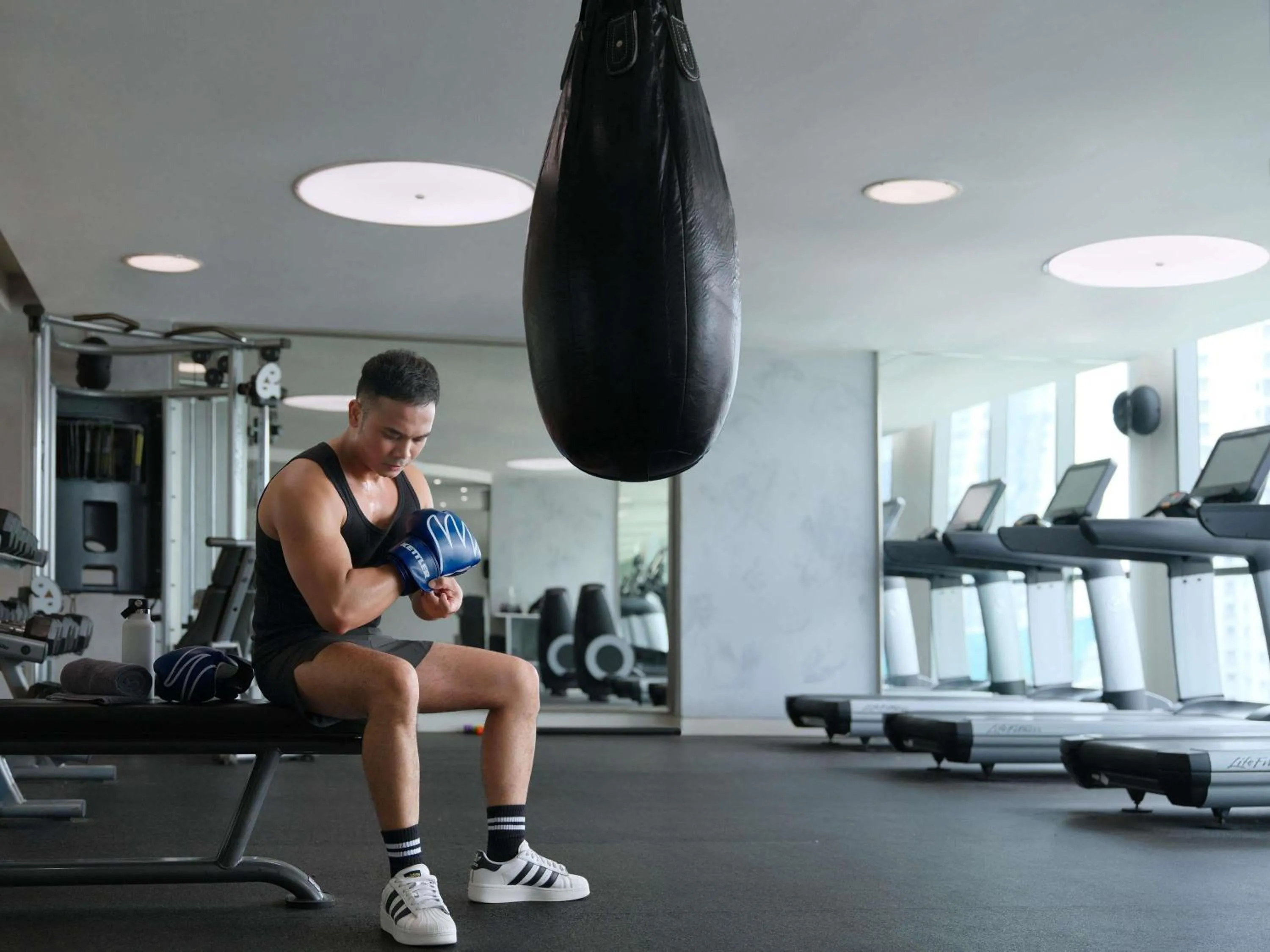 Fitness centre/facilities in Pullman Jakarta Central Park