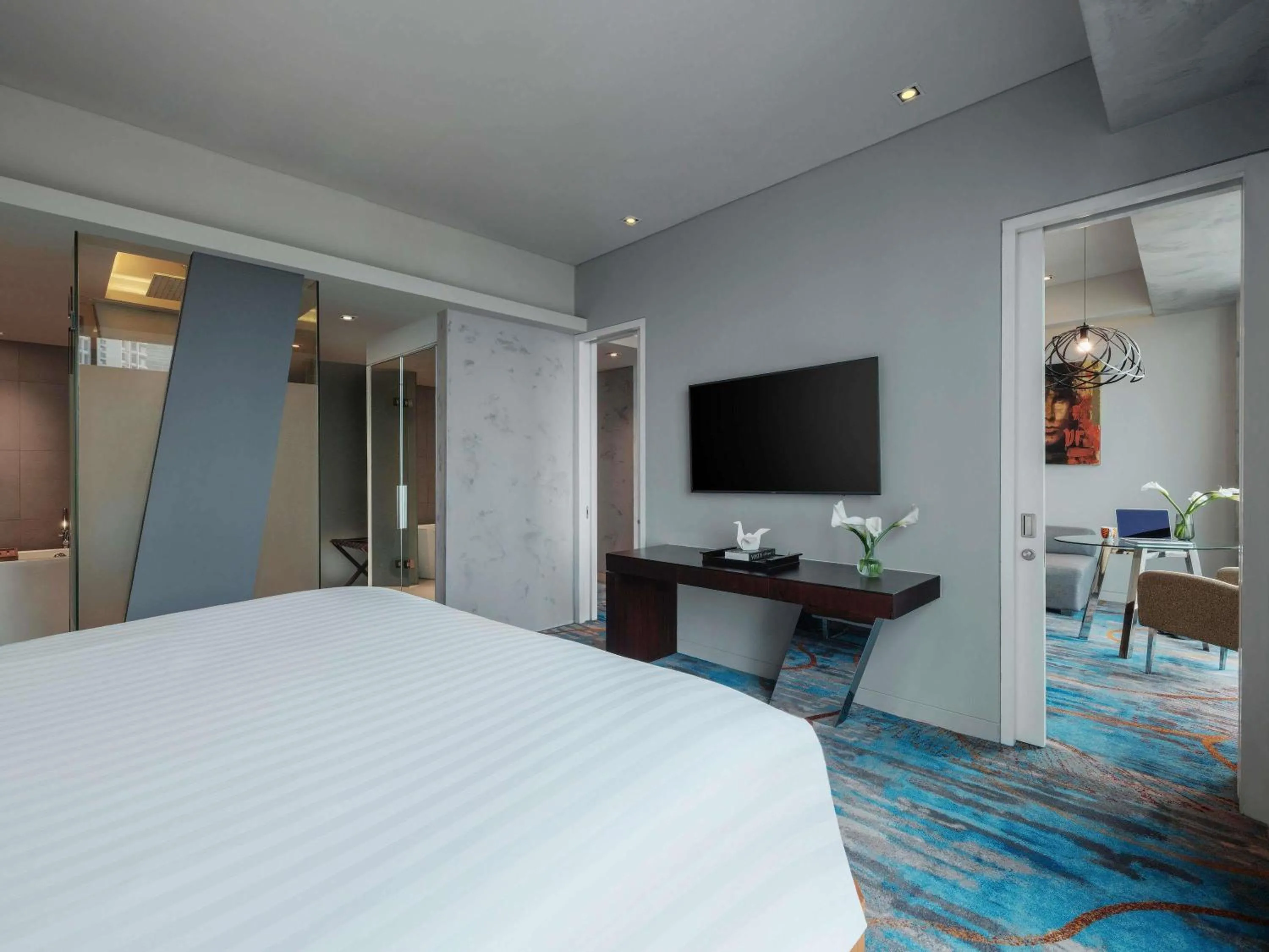 Bedroom, Bed in Pullman Jakarta Central Park