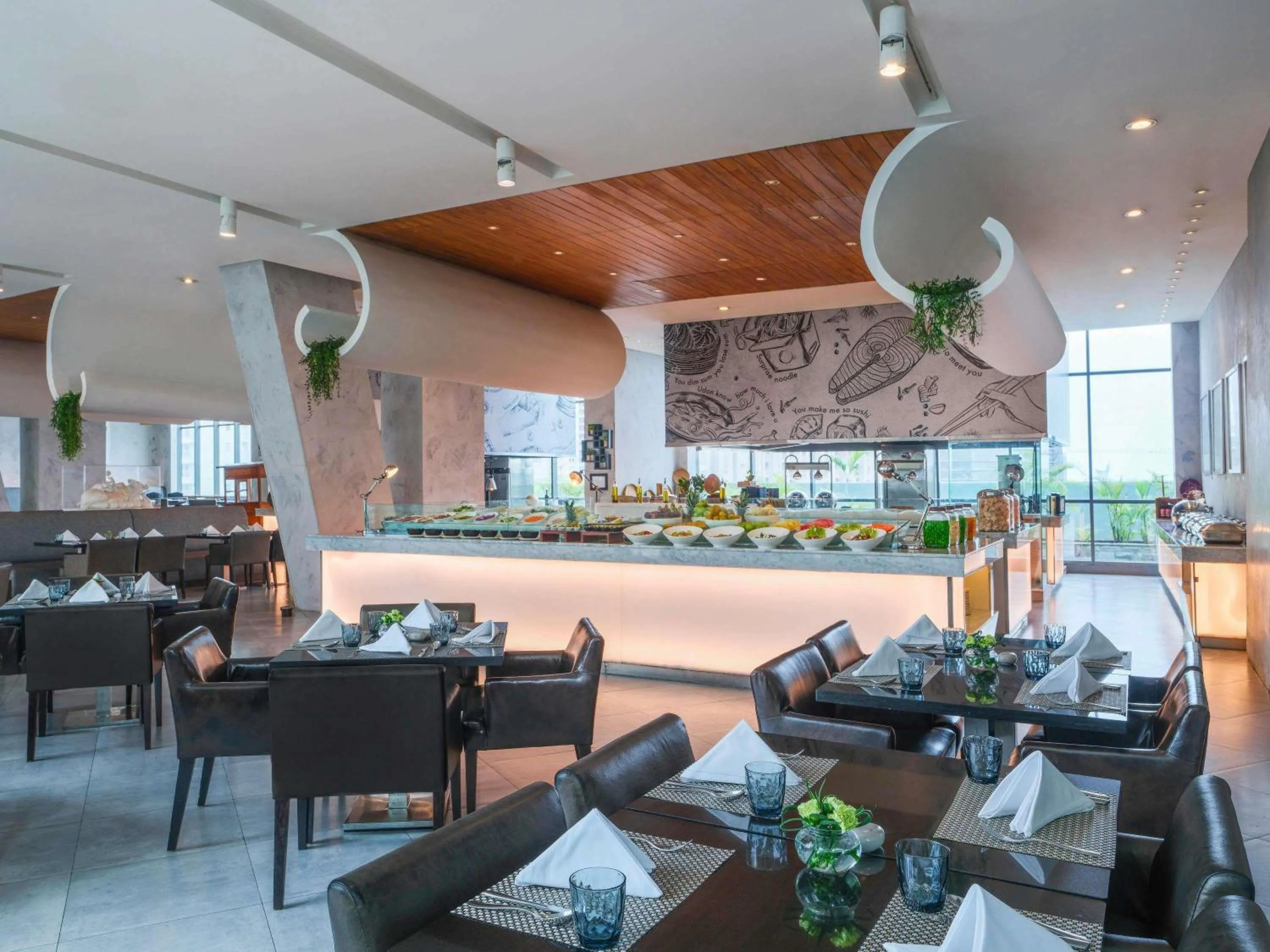 Restaurant/places to eat in Pullman Jakarta Central Park