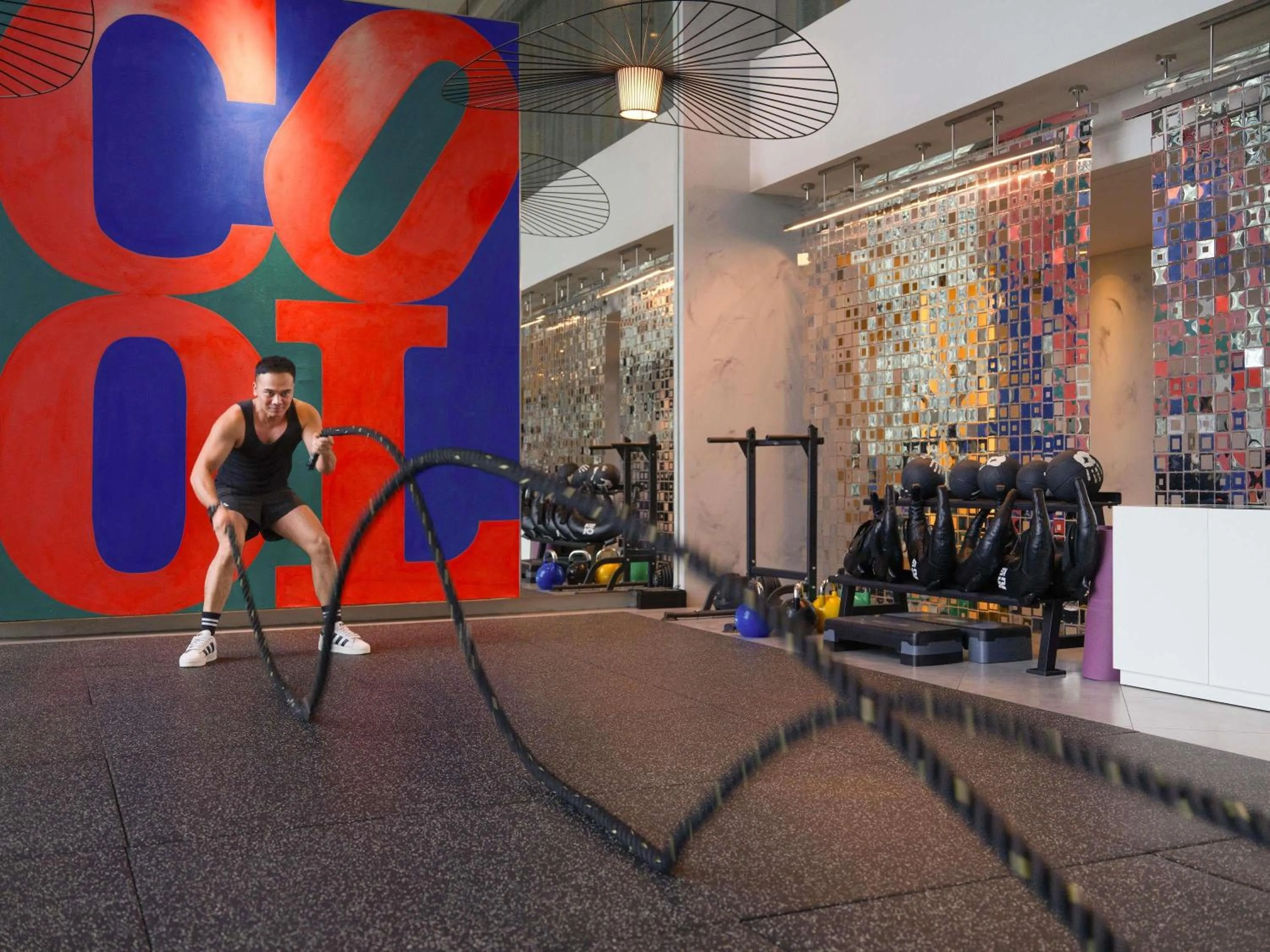 Fitness centre/facilities in Pullman Jakarta Central Park
