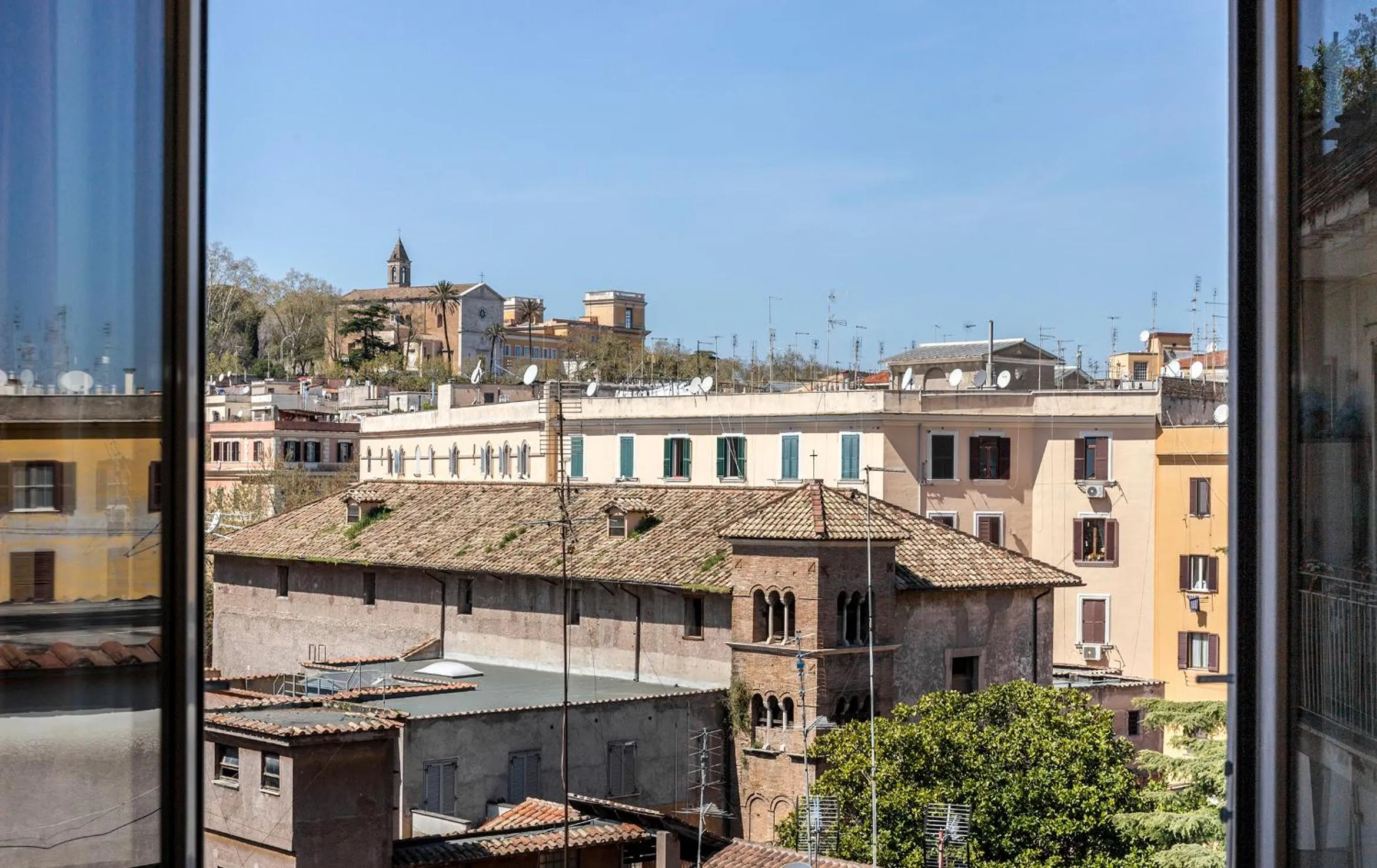 City view in Top Floor Trastevere