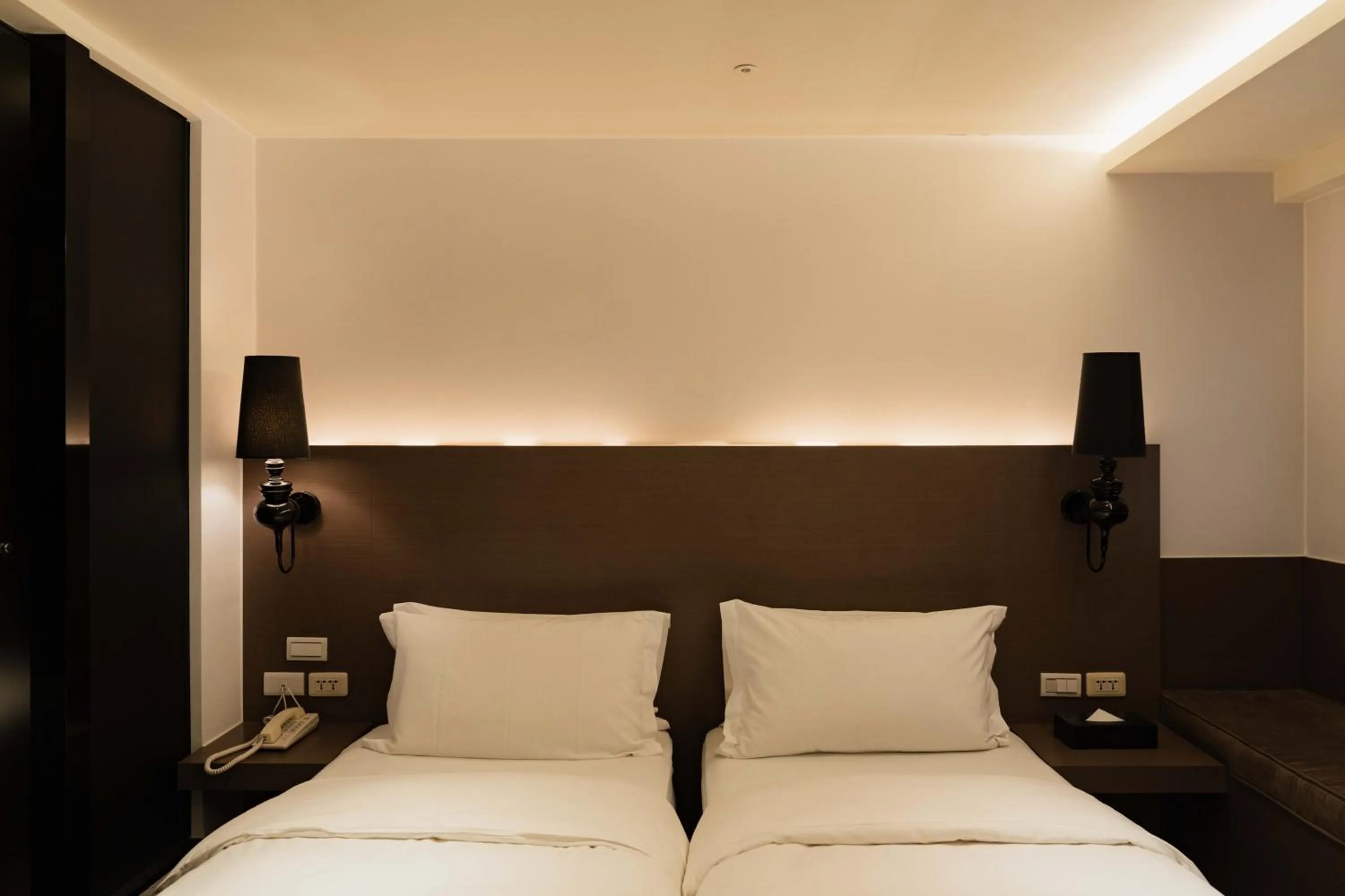 Bed in SWIIO Hotel Ximending