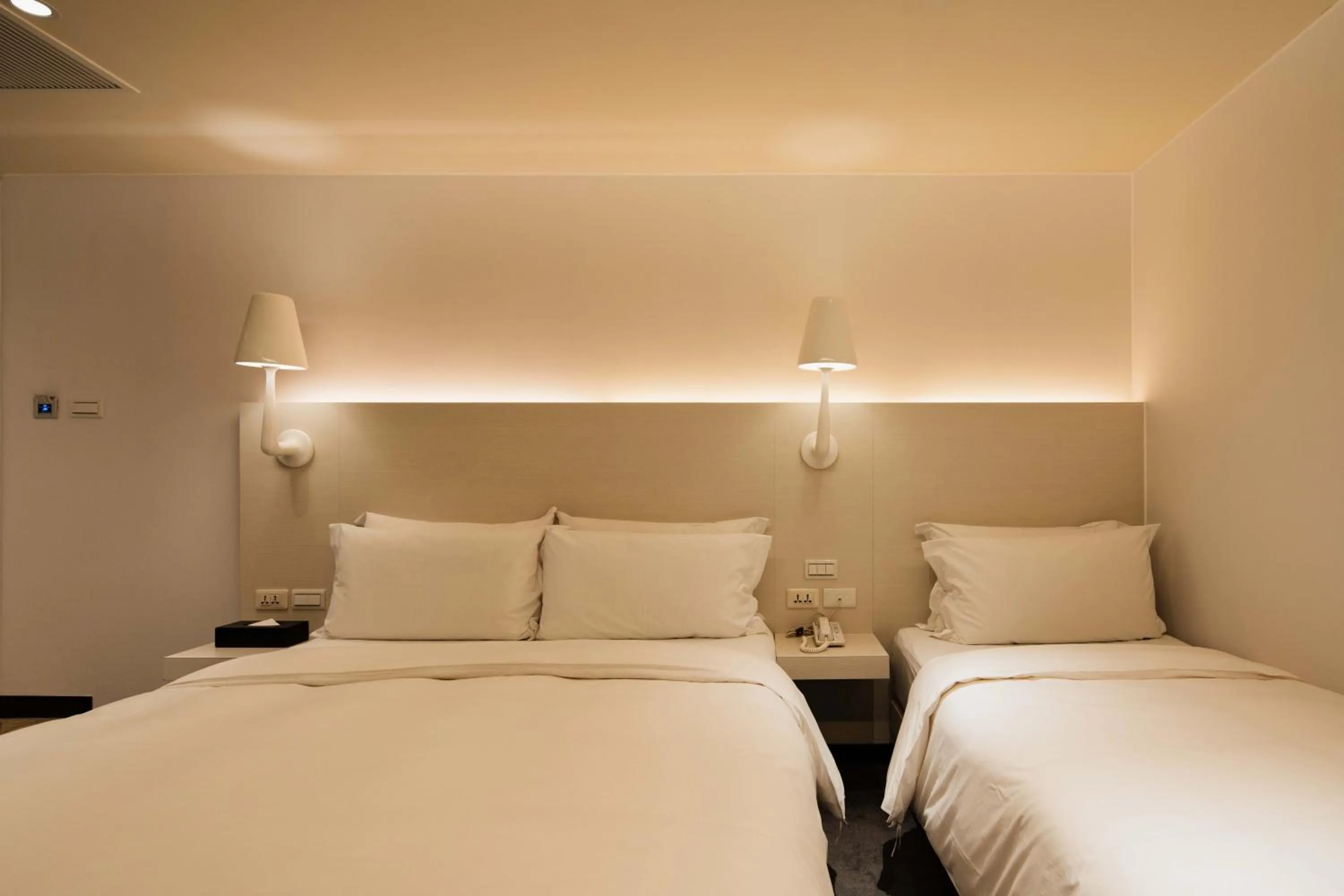 Bed in SWIIO Hotel Ximending