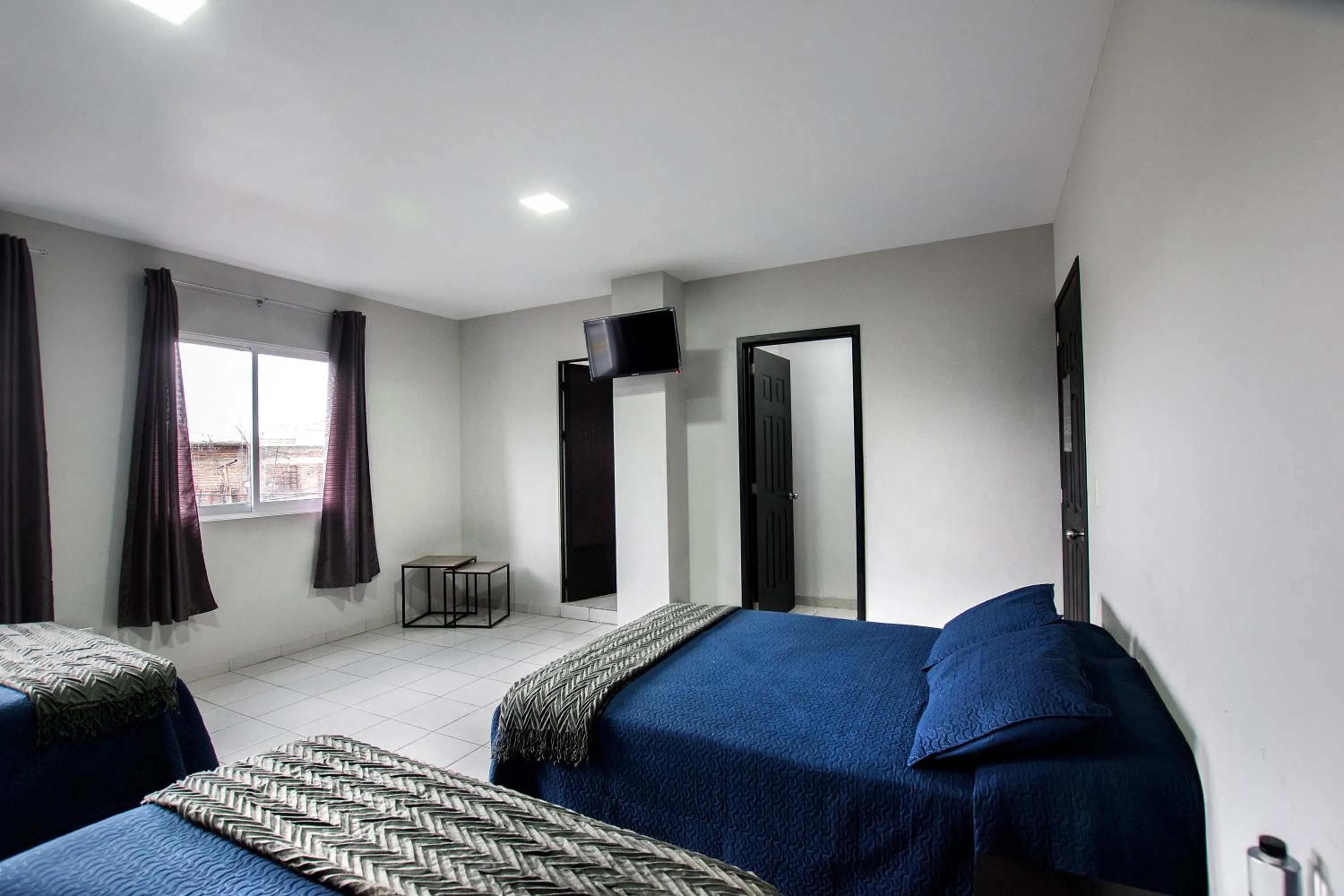 Bed in Hotel San Luis